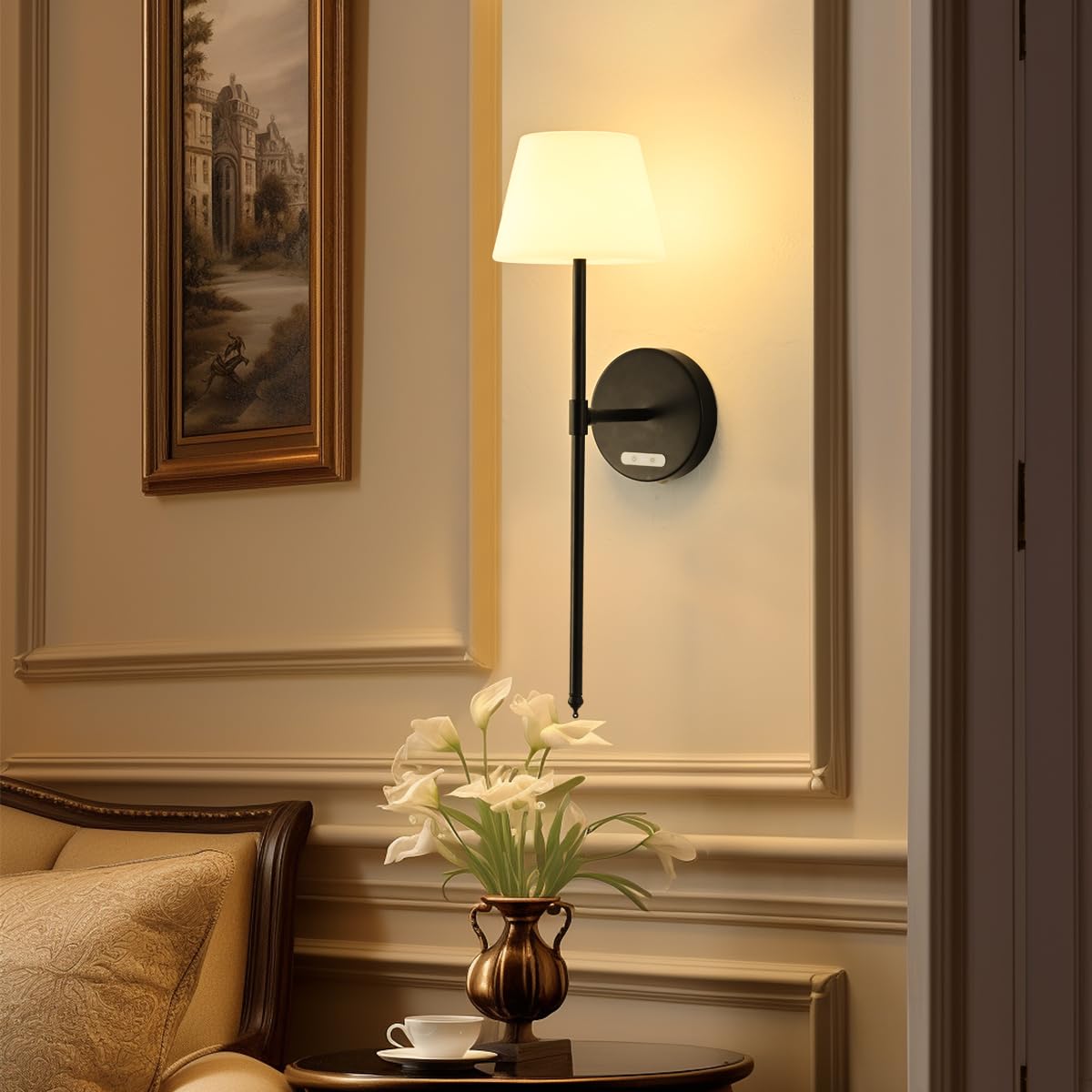 wall Light sconces Battery Operated Wireless Rechargeable - Mywellian Official Imagery - 8