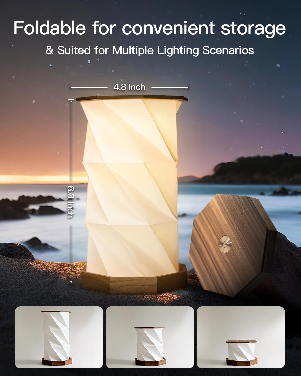 JTT Rechargeable Portable Table Lamp Small Cordless Desk - JTT Official Imagery - 5