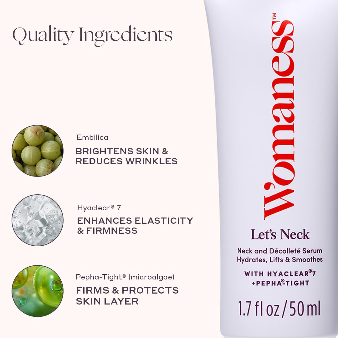Womaness Let s Neck Serum for Neck Tightening and Lifting - Womaness Official Imagery - 6