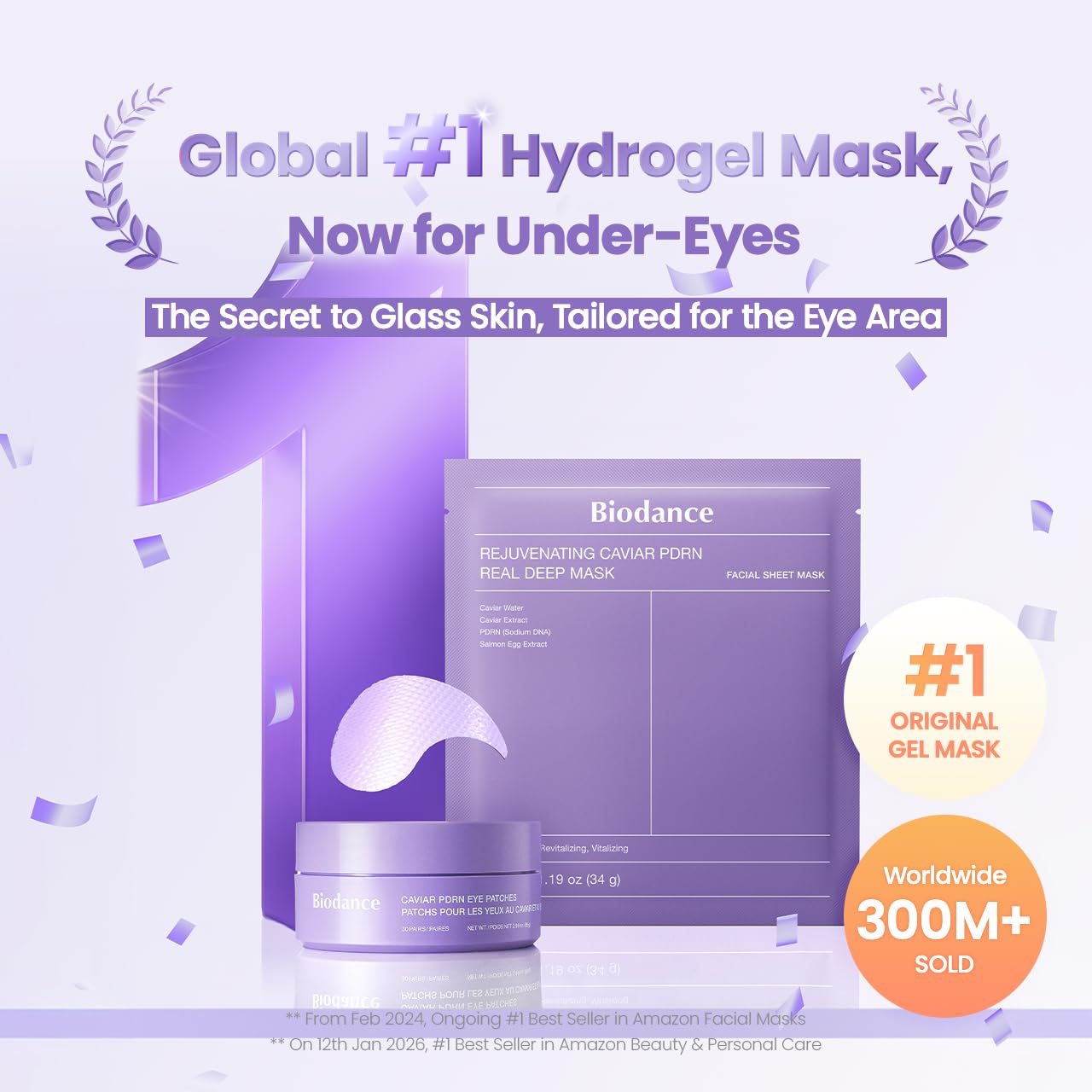 BIODANCE Hydrogel Eye Patches for Under Eye - BIODANCE
