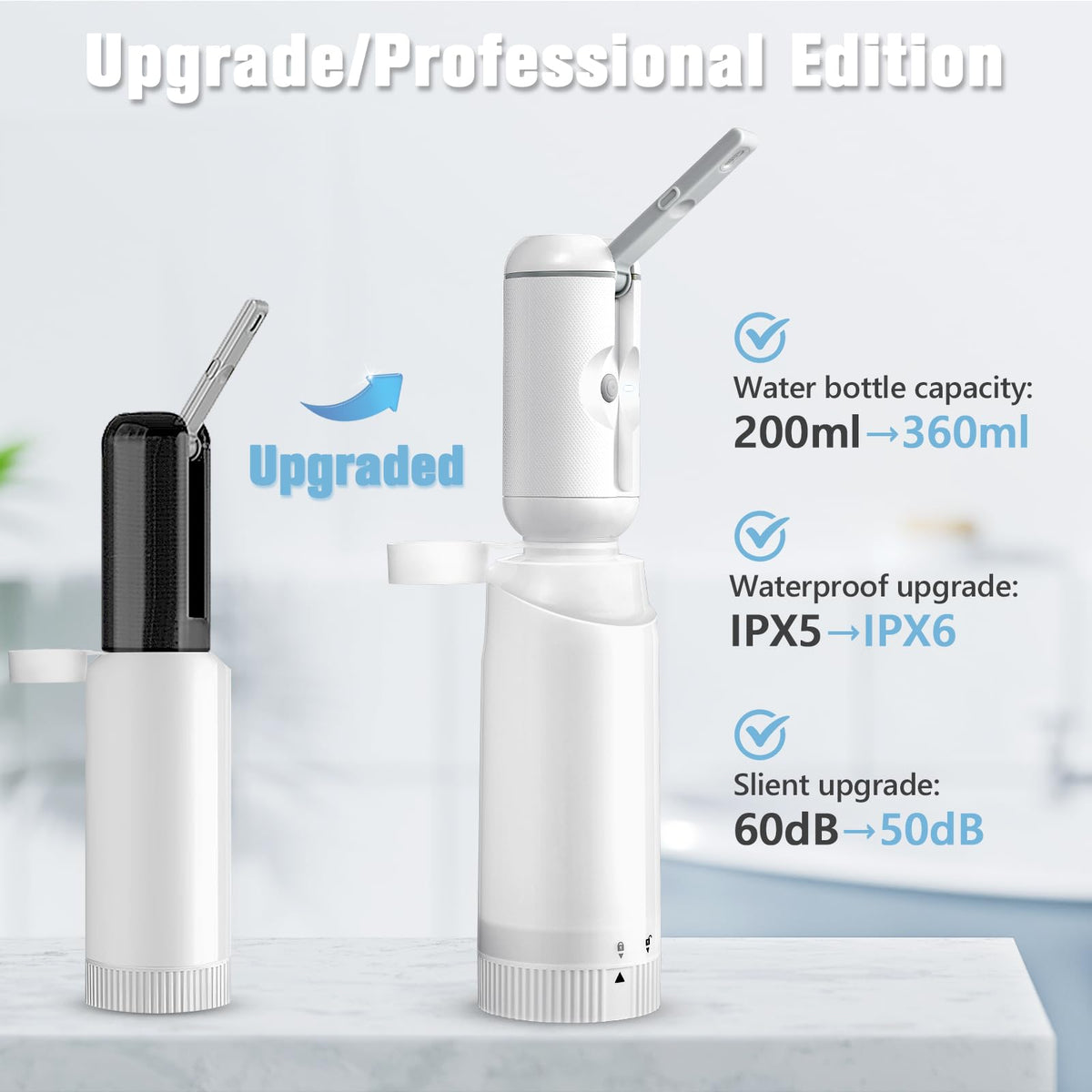 SPACEREST Portable Bidet for Travel with 360ml Bottle - SPACEREST Official Imagery - 3