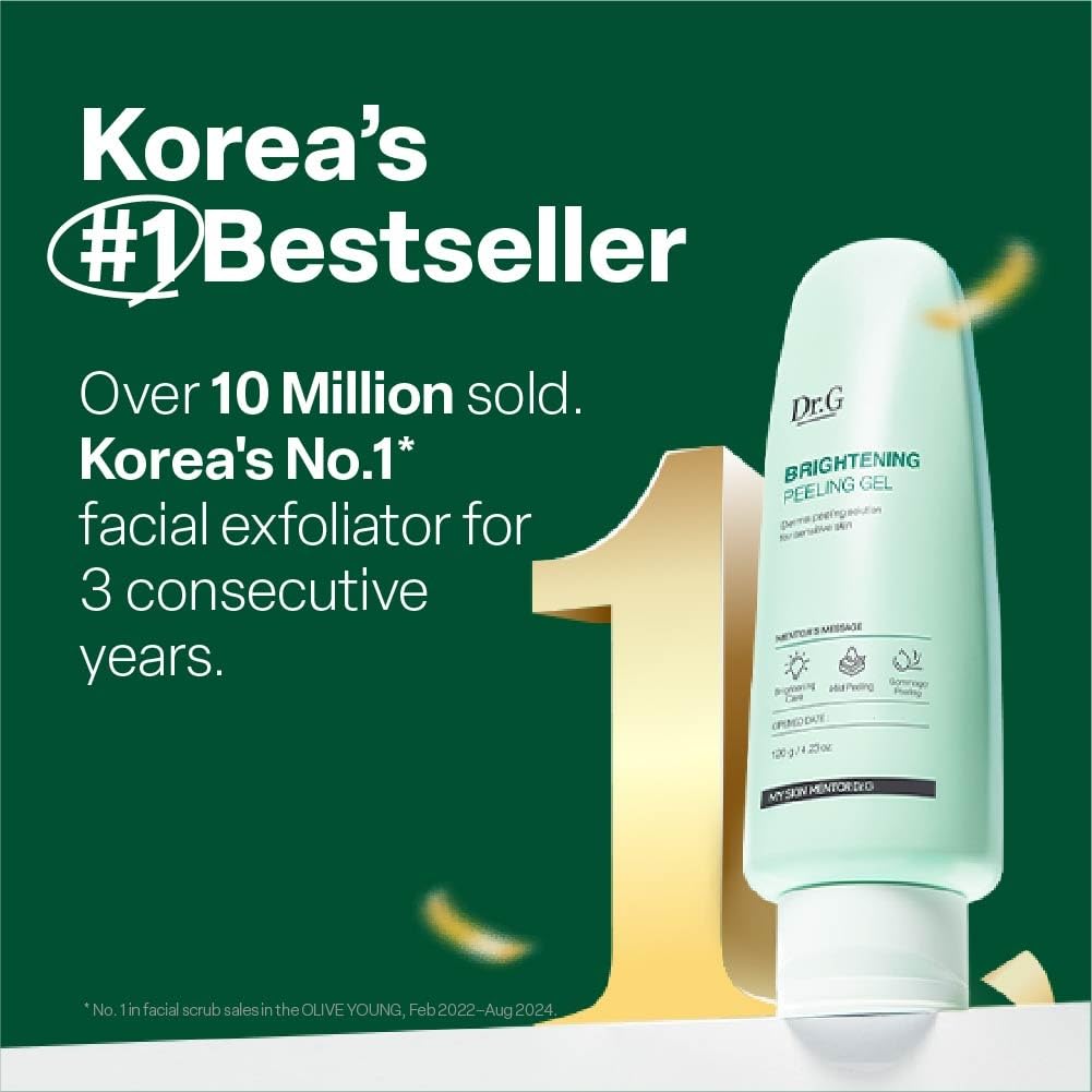 Dr.G Brightening Peeling Gel, Korean Skincare, 4.23 fl oz - Dr.G