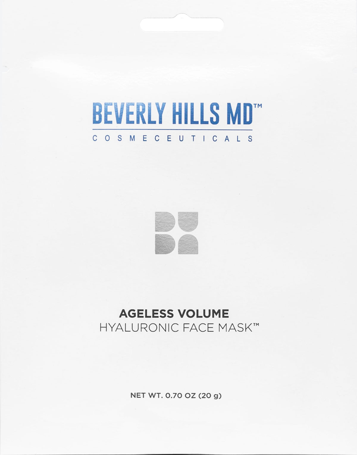 Beverly Hills MD Ageless Volume Hyaluronic Face Mask 8 Pack - Beverly Hills MD Official Imagery - 2