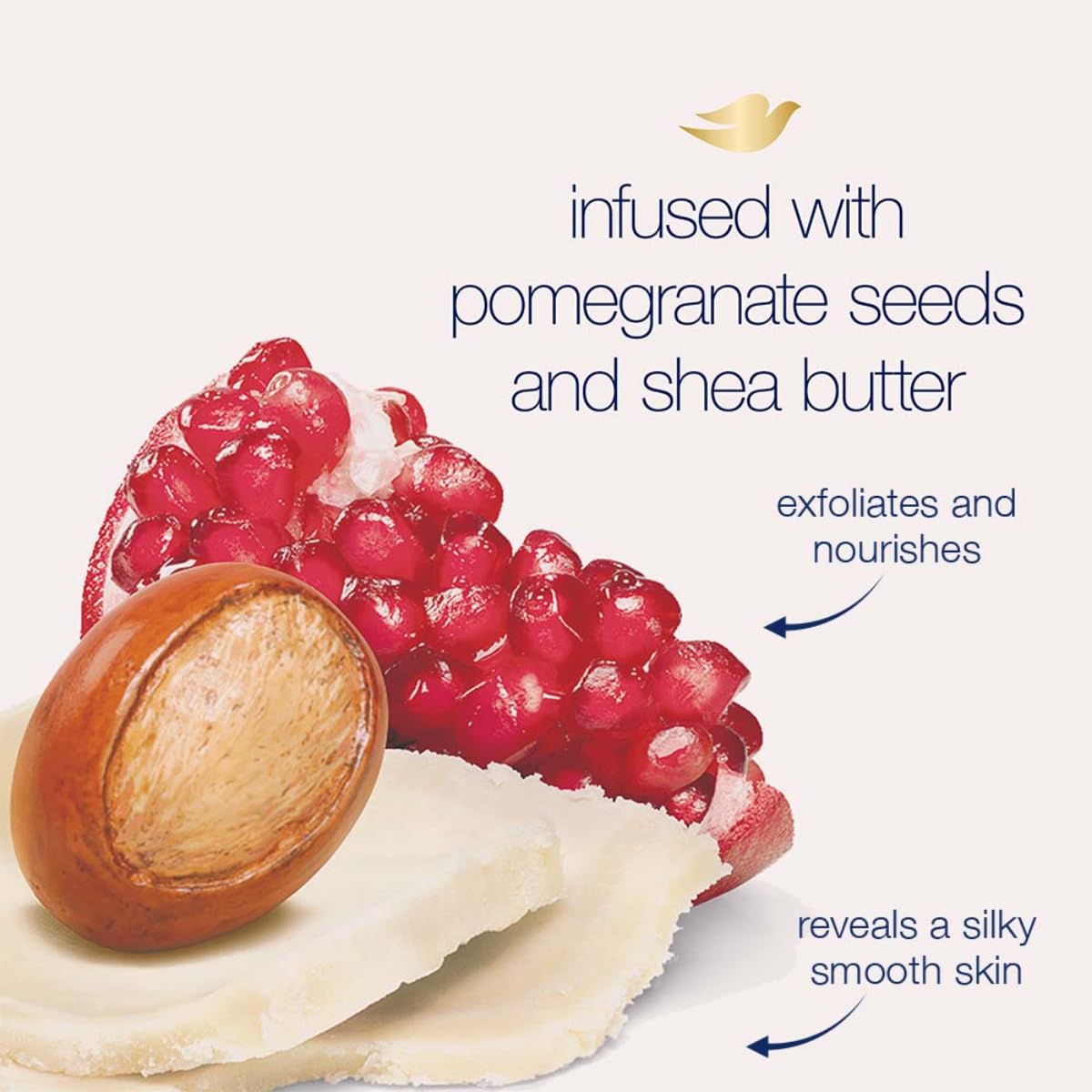 Elefair Tech Dove Scrub Pomegranate & Shea Butter For Silky, Soft Skin Body - Elefair Tech Official Product View 6