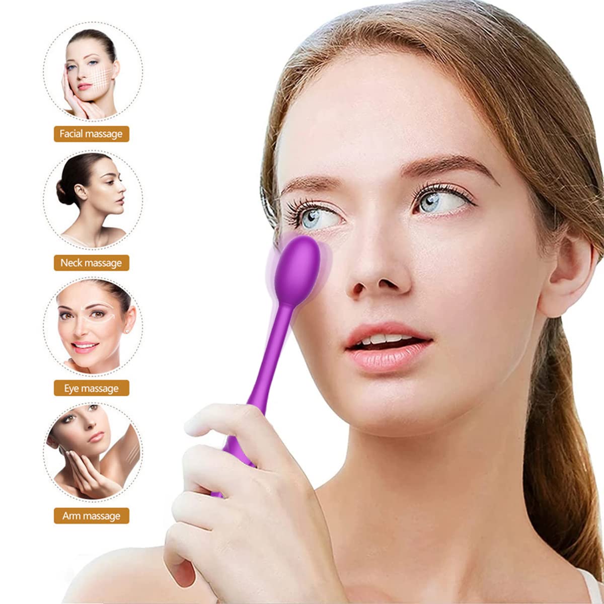 Handheld Massager Wand with Waterproof Rechargeable Personal - KELITE Official Imagery - 3