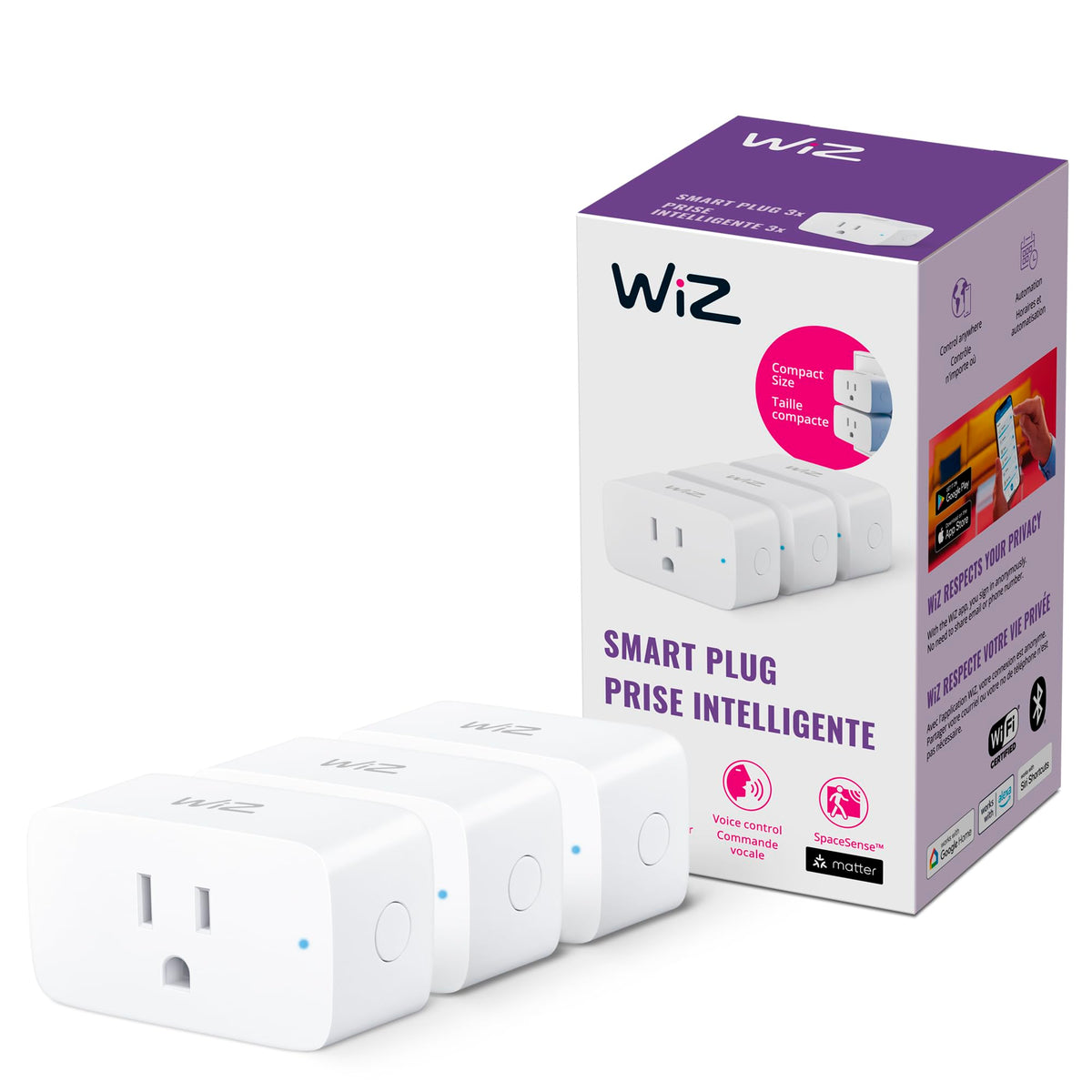 WiZ Smart Plug Sunset to Sunrise Automation Motion Detection - WiZ Connected Official Imagery - 2