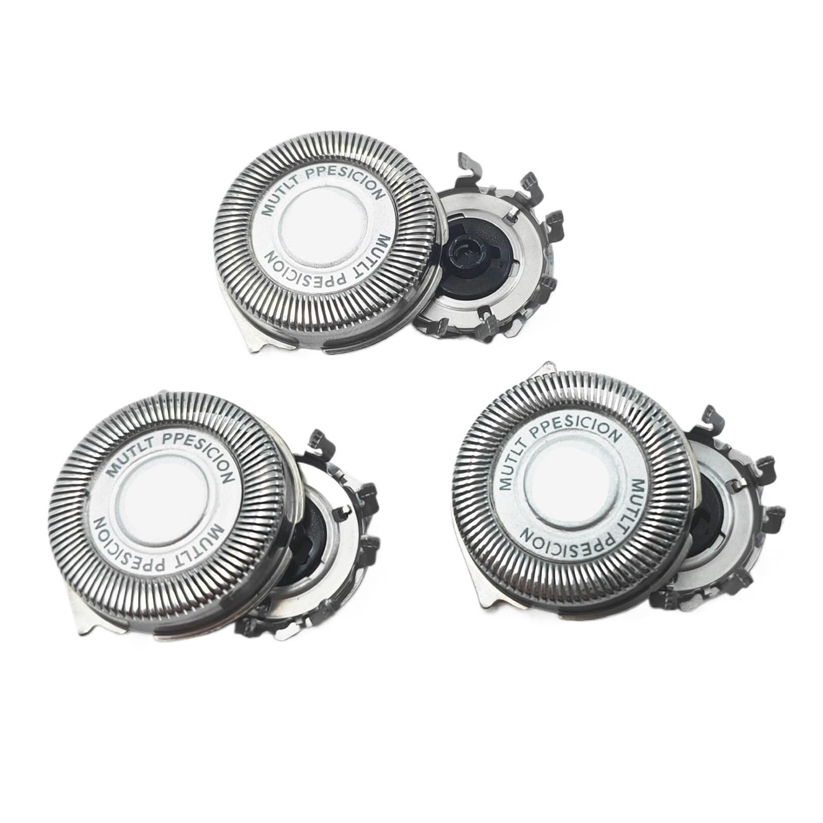 Three TEGRHSNB23E Razor Blade Heads compatible with Philips S5000 series electric shavers, shown in the image.