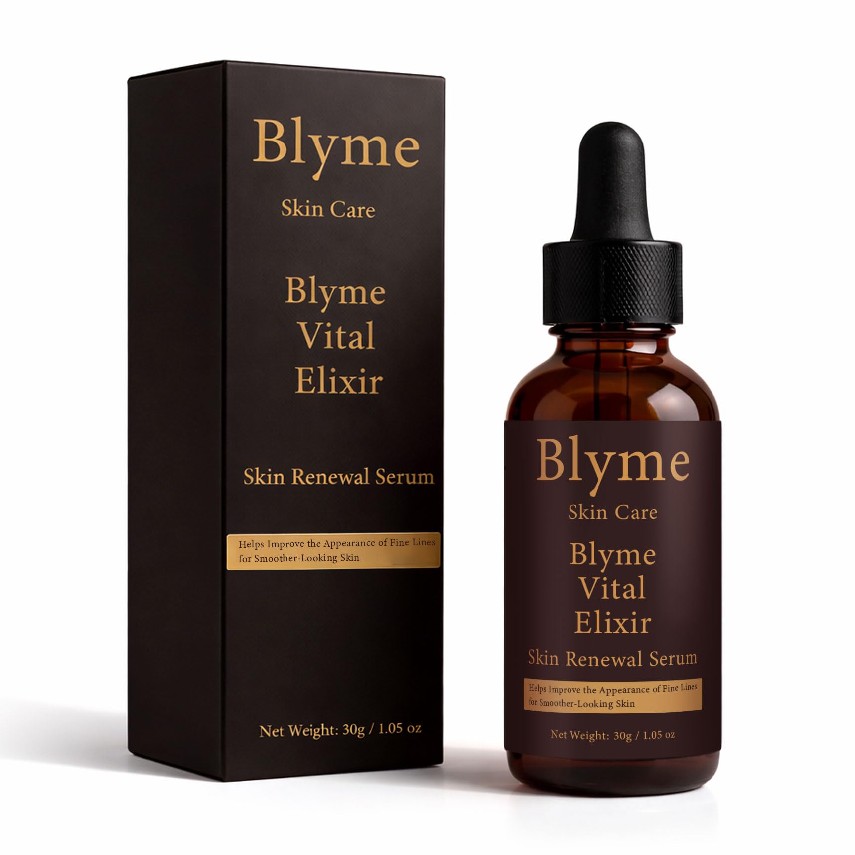 DFTLUUE Blyme Prime Elixir, with Peptide, Hyaluronic Acid and Retinol, Help - DFTLUUE Official Product View 2