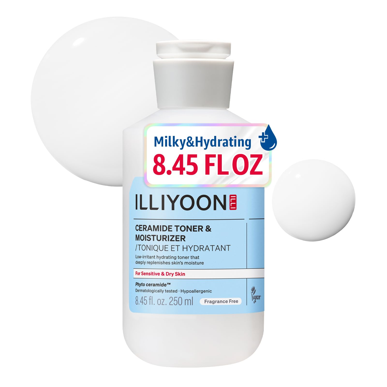 Illiyoon Ceramide ATO Moisturizing Milky Toner - Lightweight Milky Essence & 2 - Illiyoon Official Product View 1