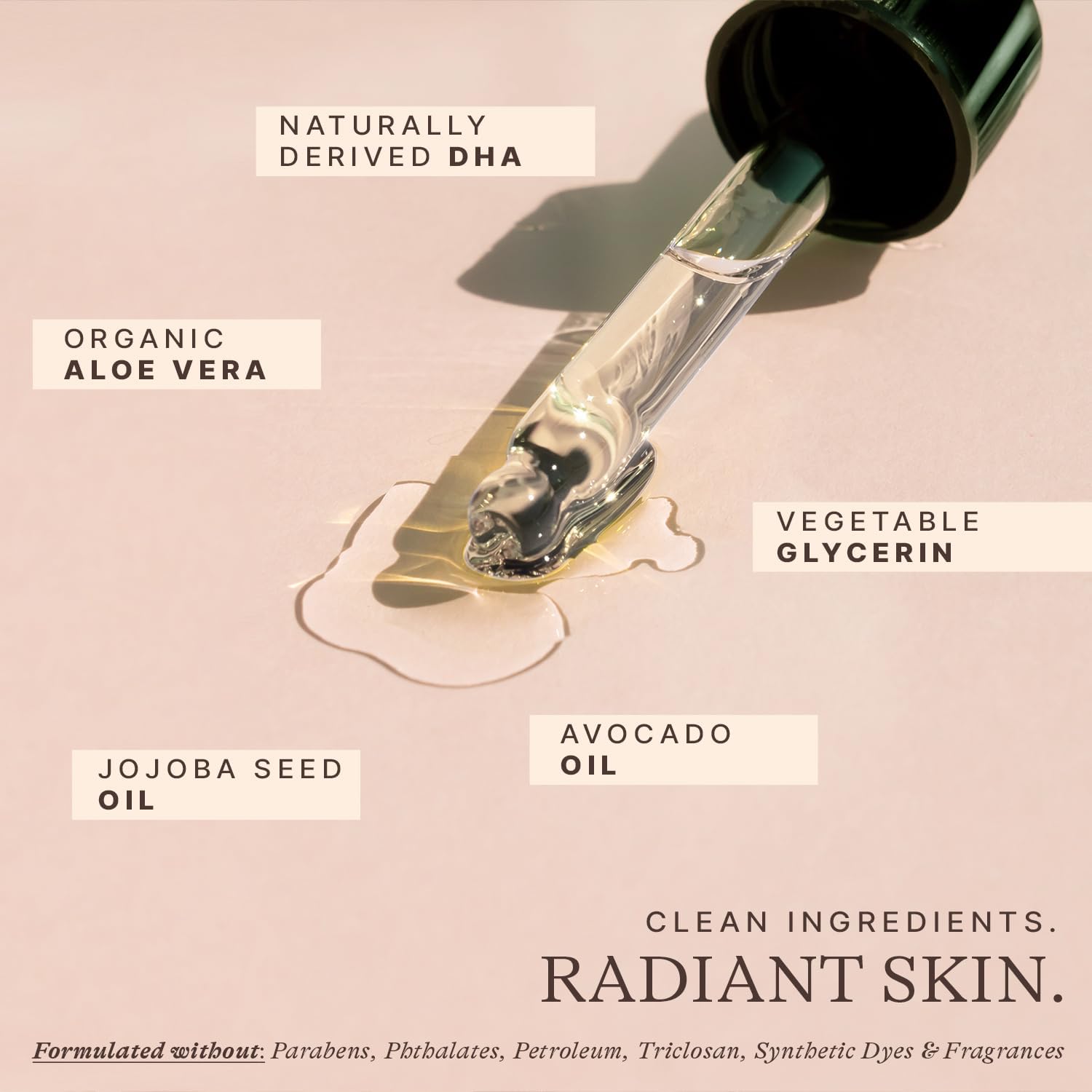 Self Tanning Drops for Face - USA Made with Organic & Natural Ingredients - Beauty by Earth Official Product View 7