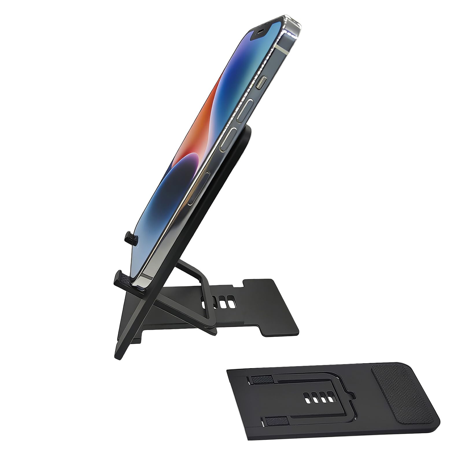 Kemoxan 2 Pack Portable Cell Phone Stand Holder for Desk, Foldable Pocket-Sized - Kemoxan Official Product View 8