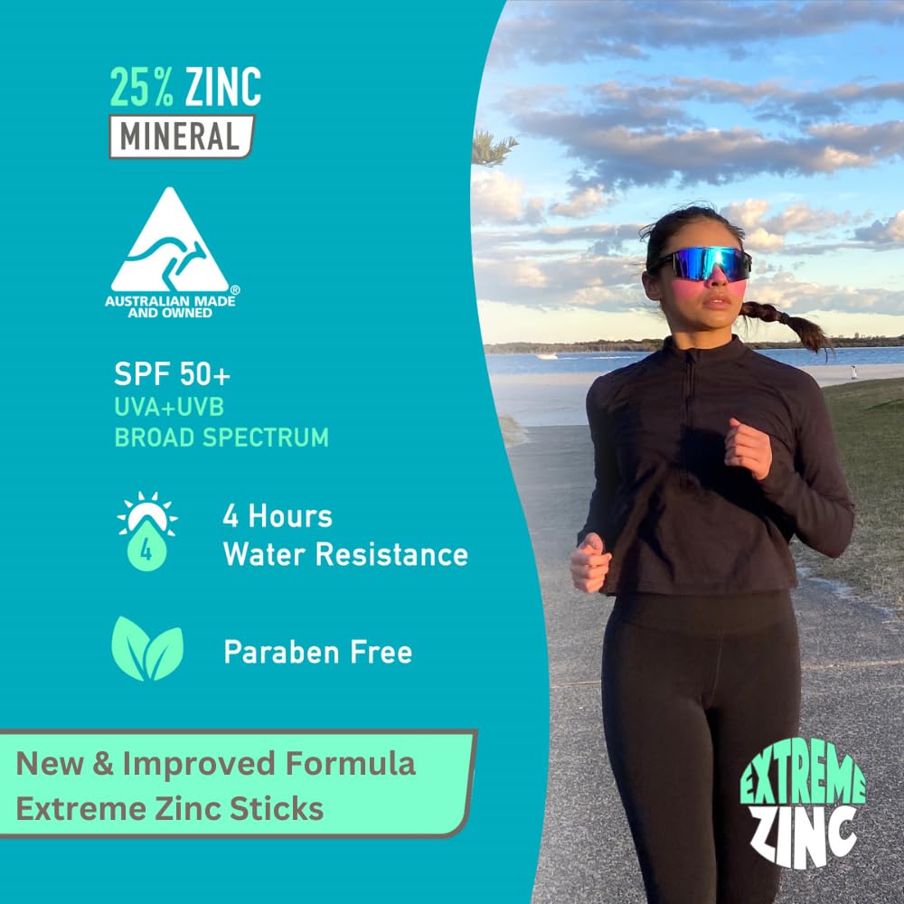 Sun Zapper Extreme Zinc Sunscreen Stick SPF 50 Beauty 3 Pack - Sun Zapper Official Imagery - 4
