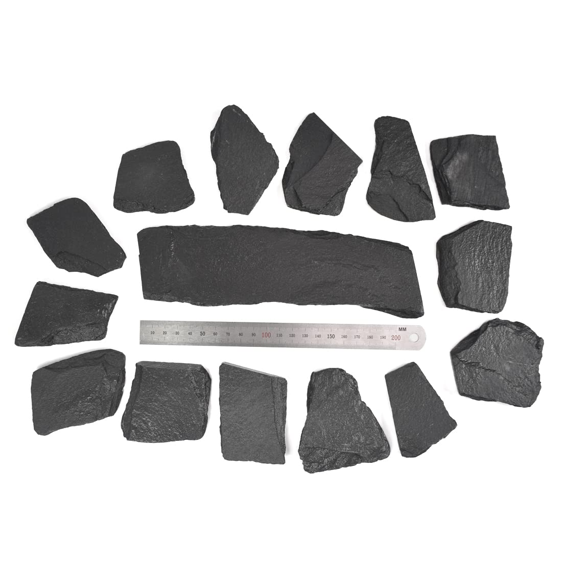 Natural Slate Stone Rocks Mix of Stones 2 to 3 inches and 1 - BLUE HANDCART Official Imagery - 4