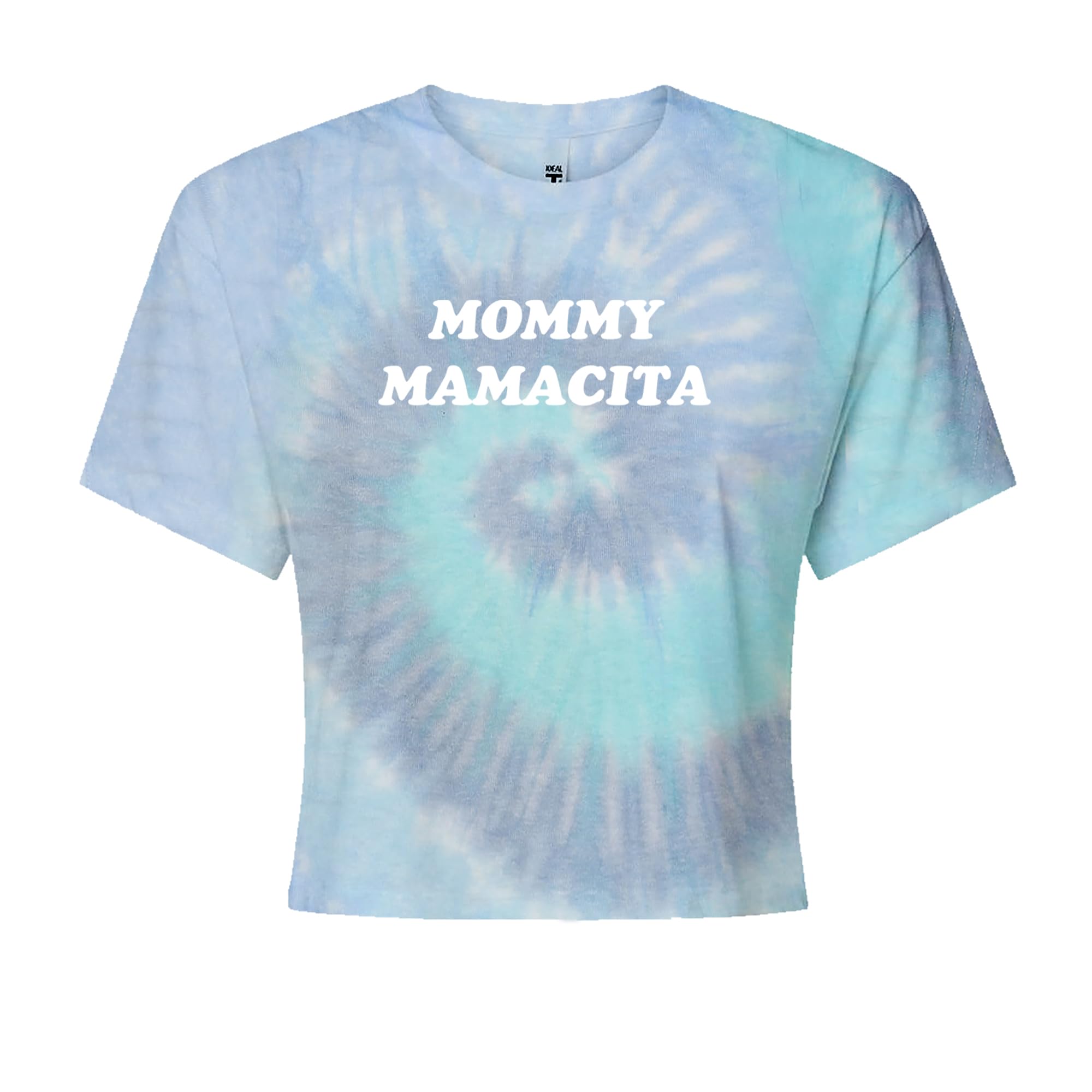 The Pxv Mommy Mamacita Womens Cropped T-Shirt, Soft Cotton Blend, Crop - View 8