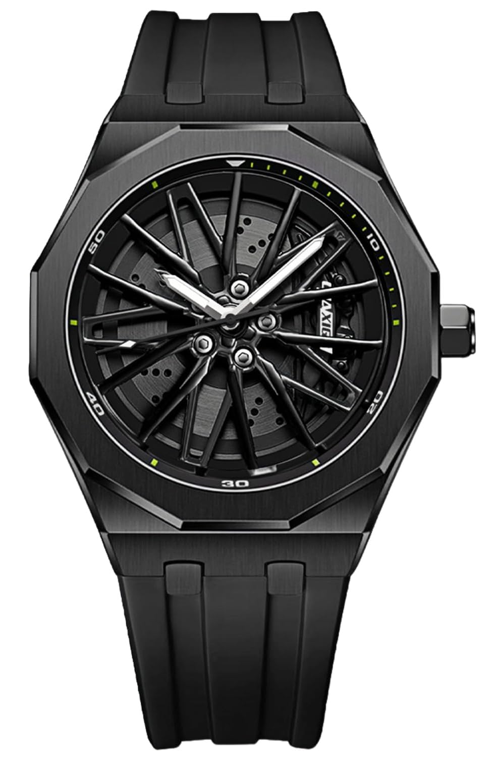 FANMIS Men s Wheel Rim Quartz Watch Rotating Hub Design 3D - FANMIS Official Imagery - 1