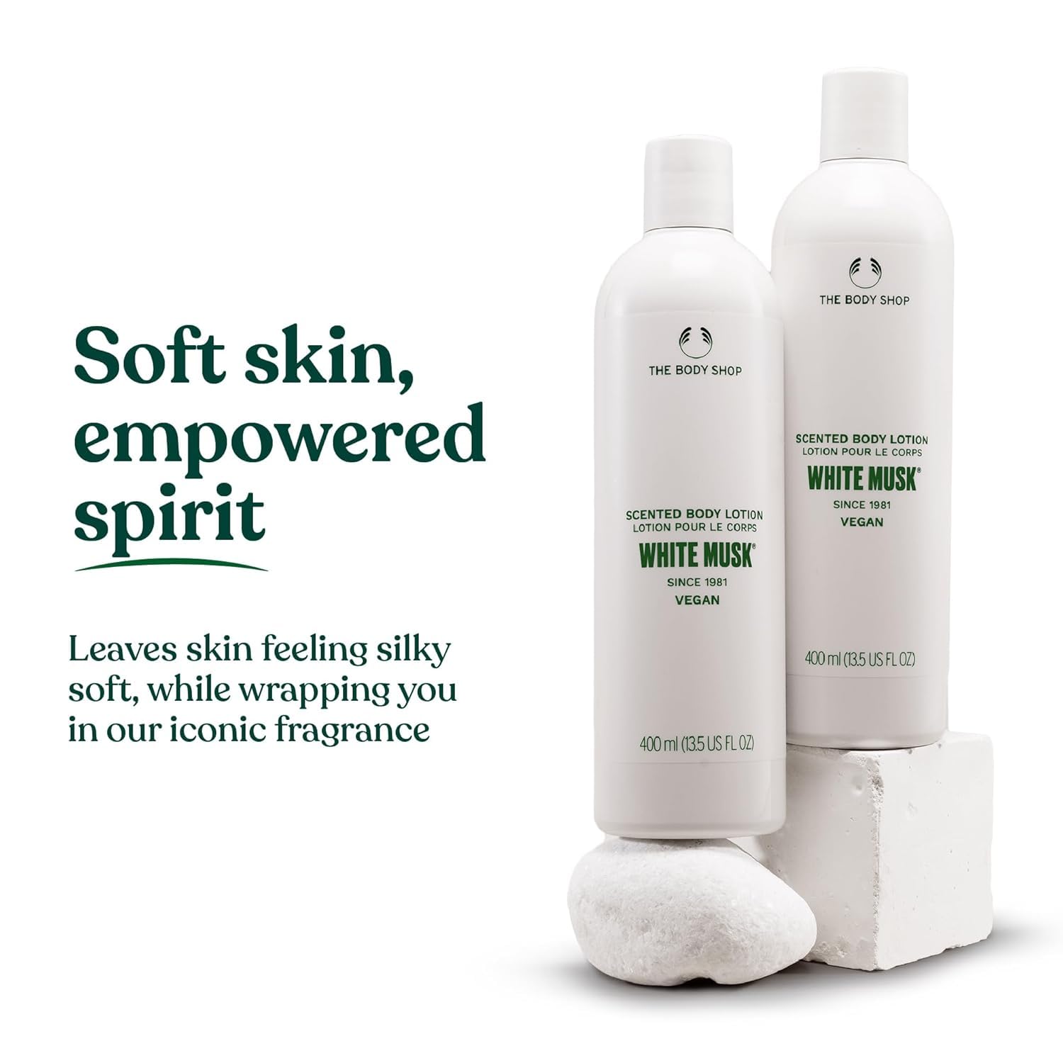 The Body Shop White Musk Body Lotion, Paraben-Free Moisturizer, 13.5 Fl. Oz.