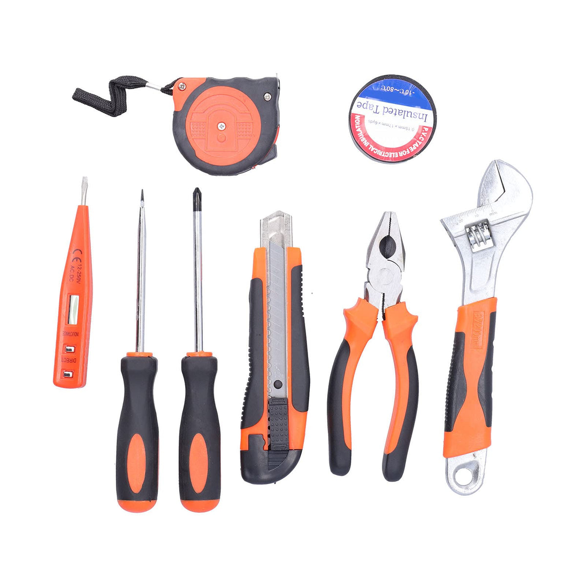 FIXMAN 9Pcs Tool Set Portable Plastic Tools Kit Toolbox High - ANKROYU Official Imagery - 5