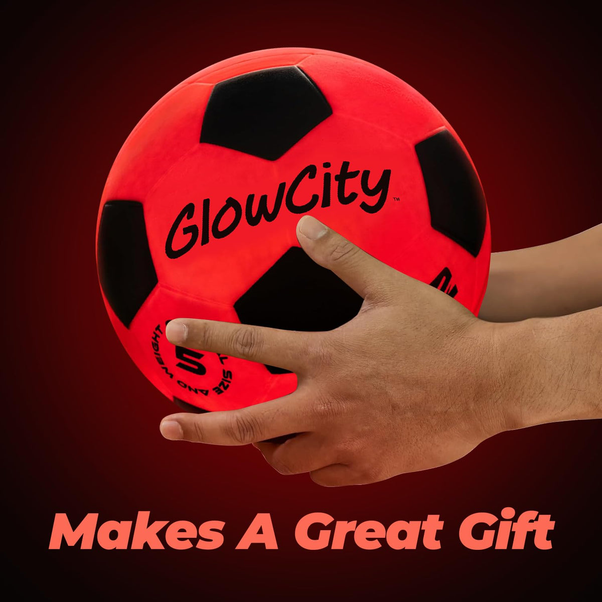 GlowCity Glow in The Dark Soccer Ball - GlowCity Official Imagery - 8