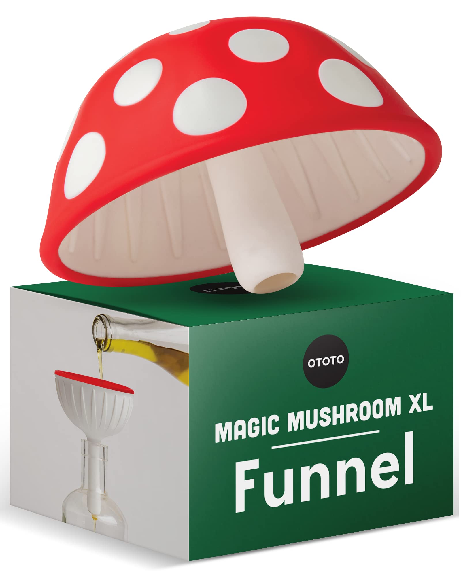 OTOTO Mushroom - Foldable Small Kitchen Funnel with Wide Mouth for Jar - View 8