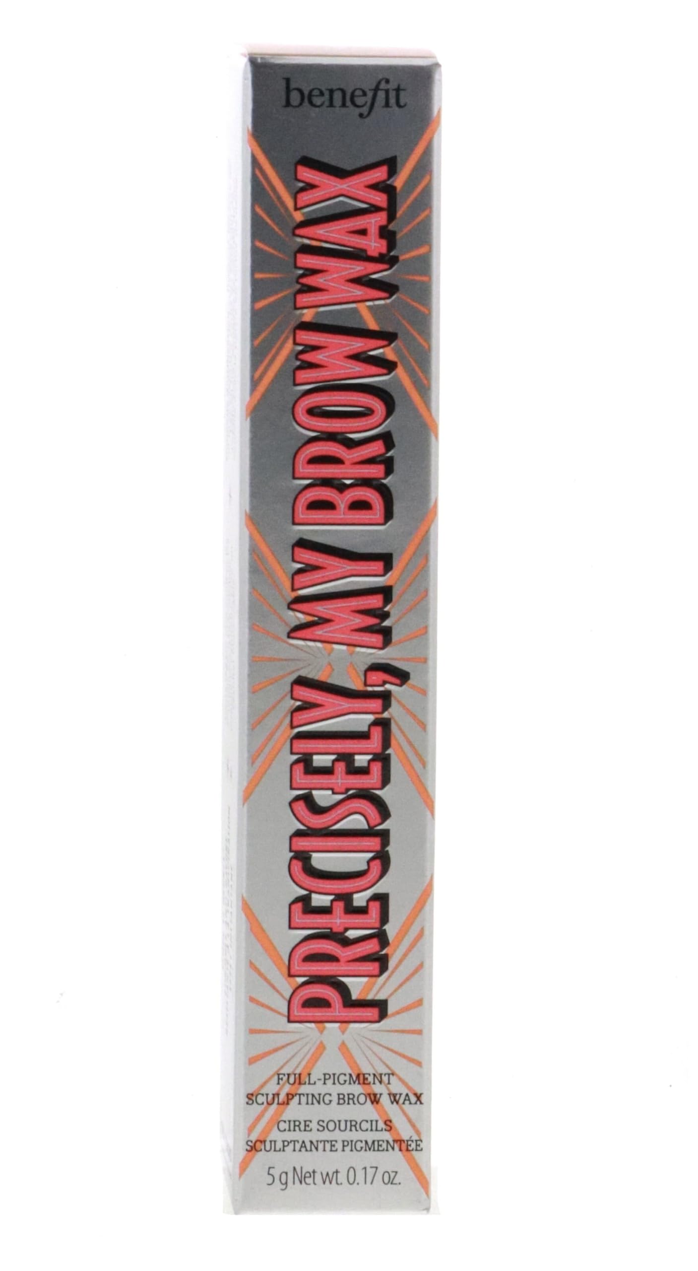 Benefit Precisely My Brow Wax Full-Pigment Sculpting Brow Wax #2 Warm Golden Blonde, 0.17 Ounce