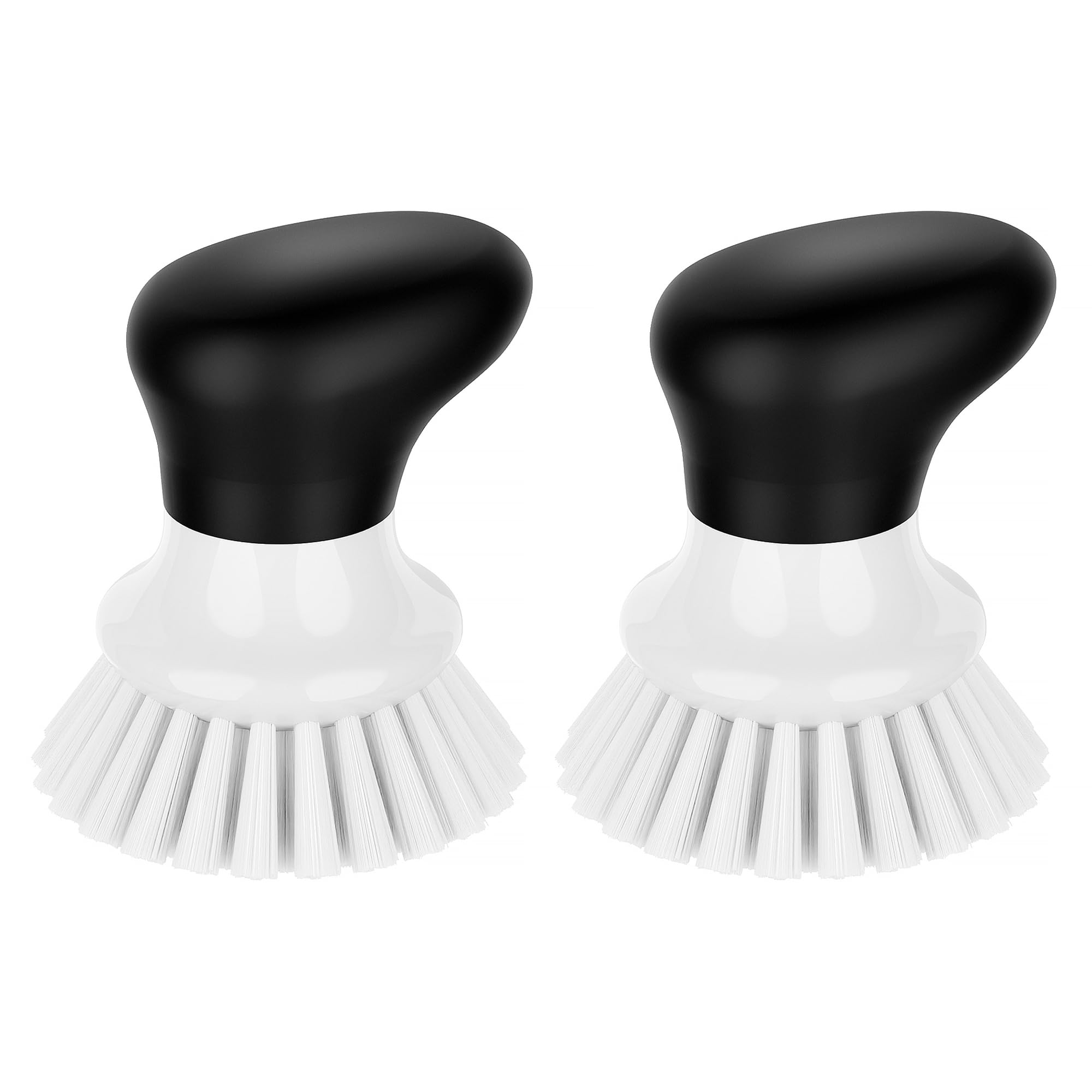 MR.SIGA Dish Scrub Brush, Palm Brush Dish Scrubber, Gray, Pack of 2 - View 7