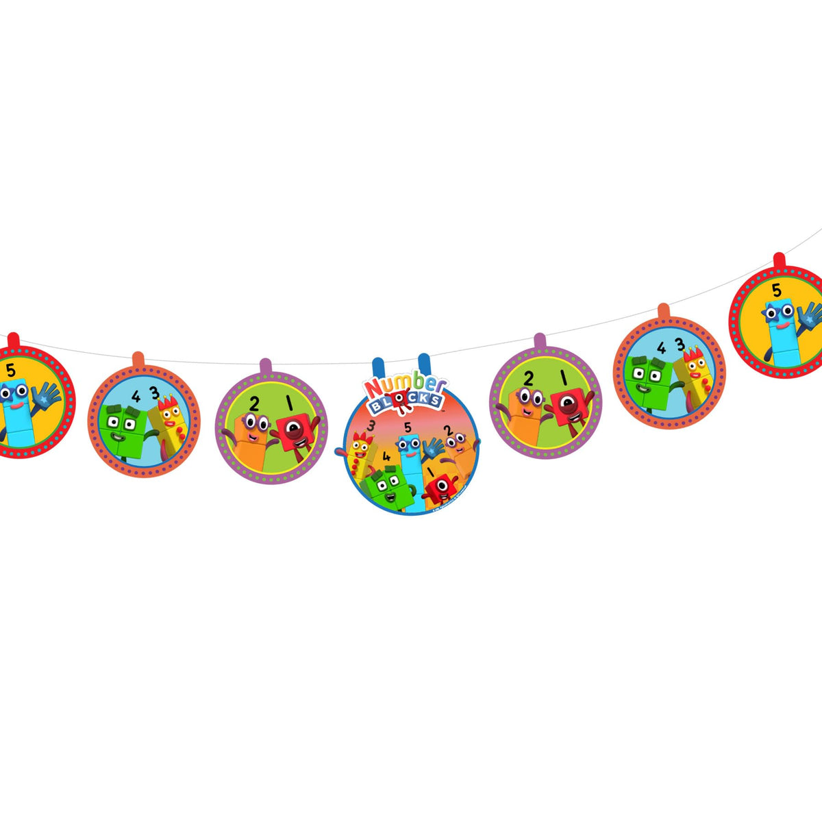 Numberblocks Party Supplies Kit 31 Piece Birthday Party Set - Mighty Mojo Official Imagery - 6