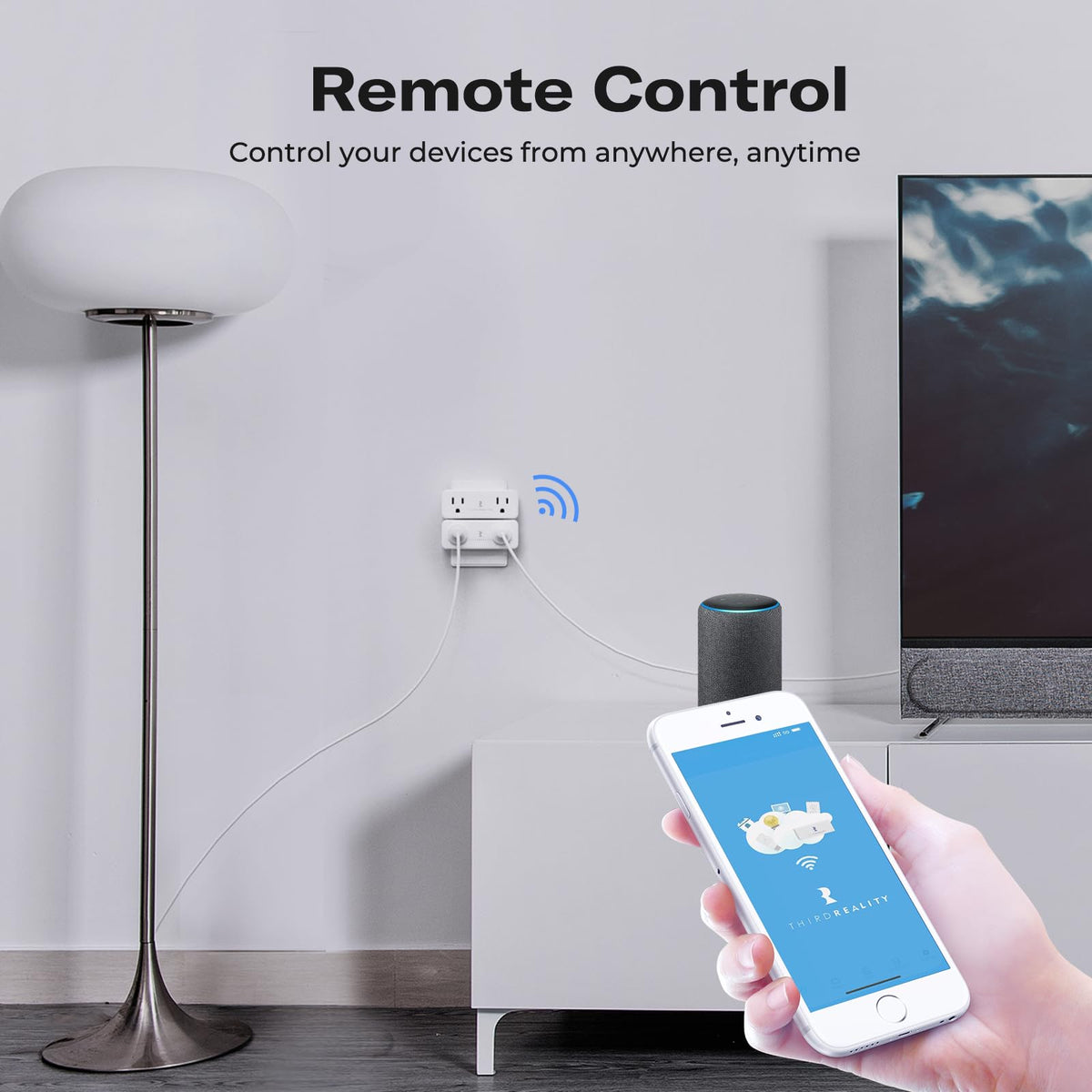 THIRDREALITY Smart Dual Plug 2 Pack Zigbee 2 in 1 Smart - THIRDREALITY Official Imagery - 7