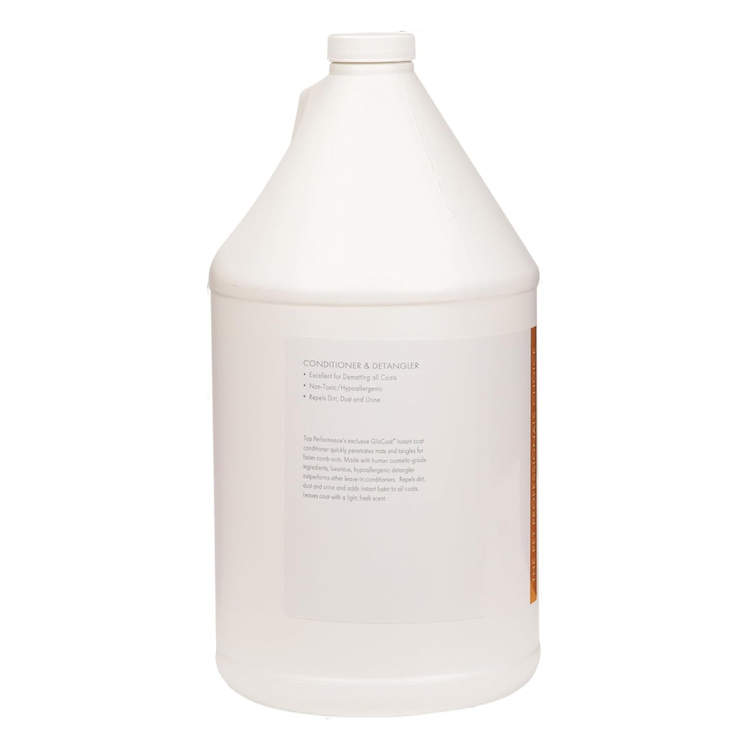 Top Performance TP GloCoat Conditioner gallon container with label and pump, used for vehicle paint protection and shine.