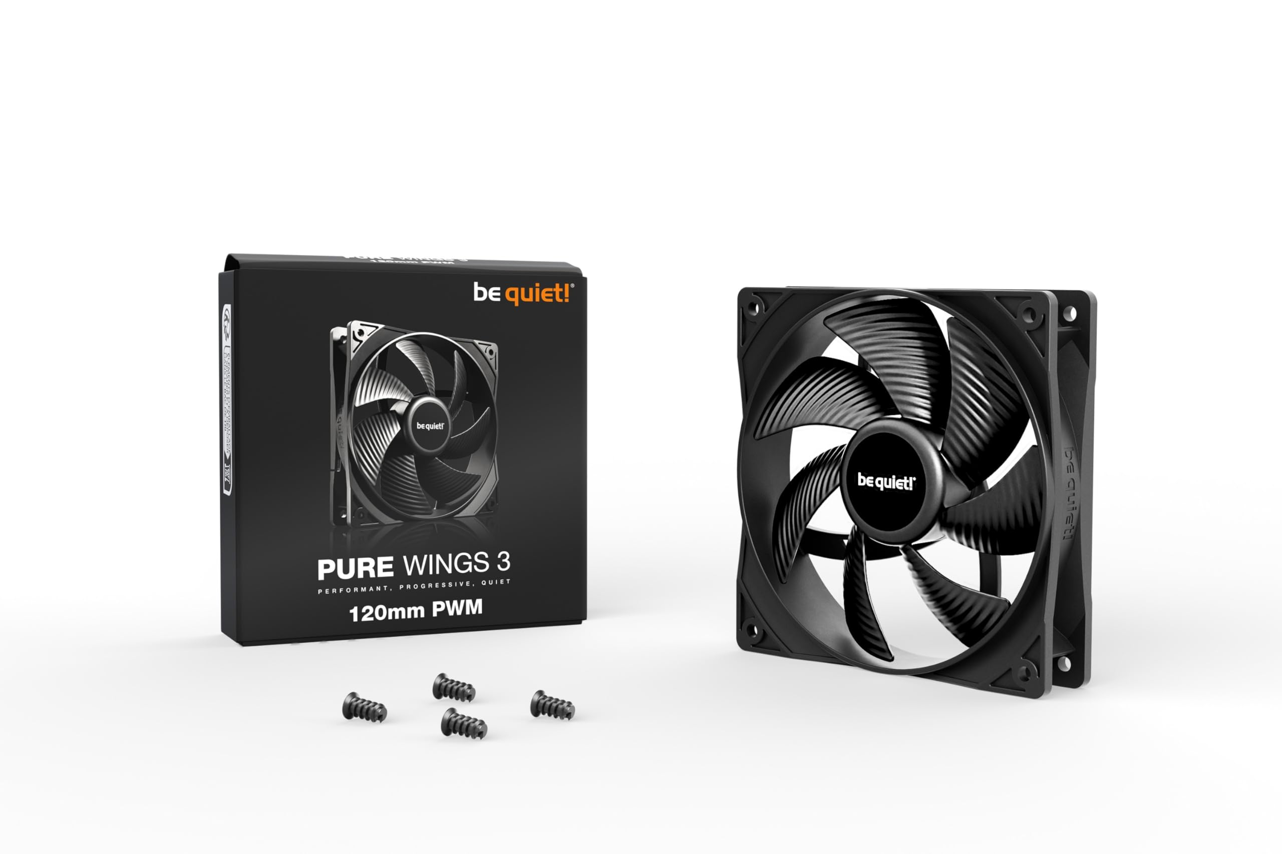 be quiet! Pure Wings 3 120mm PWM Case Fan – Silent Airflow