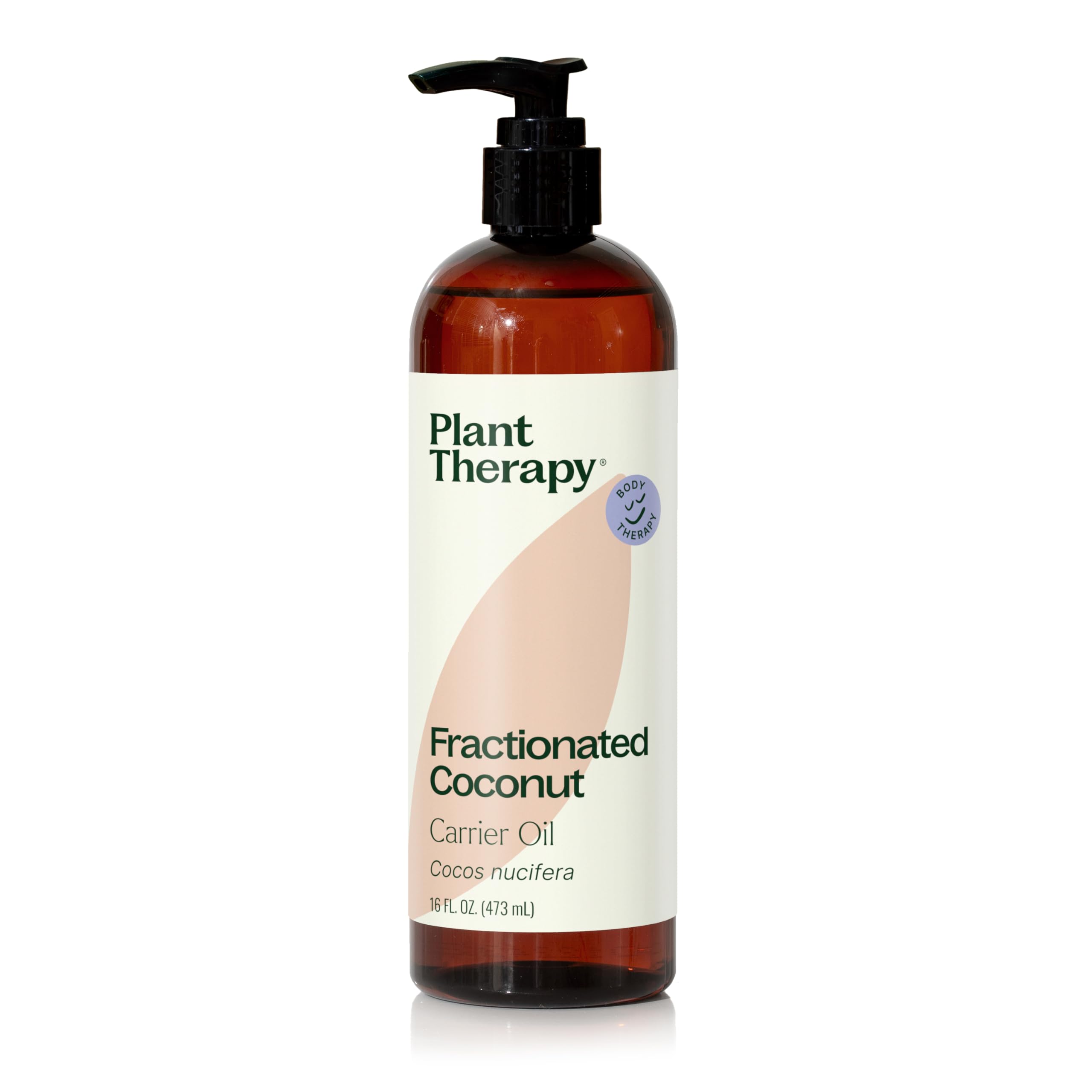 Plant Therapy Fractionated Coconut Oil Carrier Oil 16 oz - Product Imagery