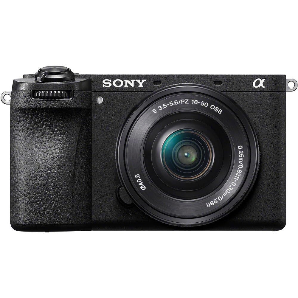 Sony a6700 Mirrorless Vlogger Camera with 16-50mm Lens (ILCE-6700L) + 2 x 64GB Memory Card + 2 x NP-FZ100 Battery + Photography Software + Filter Kit + Charger + Case + Tripod + More (Renewed)