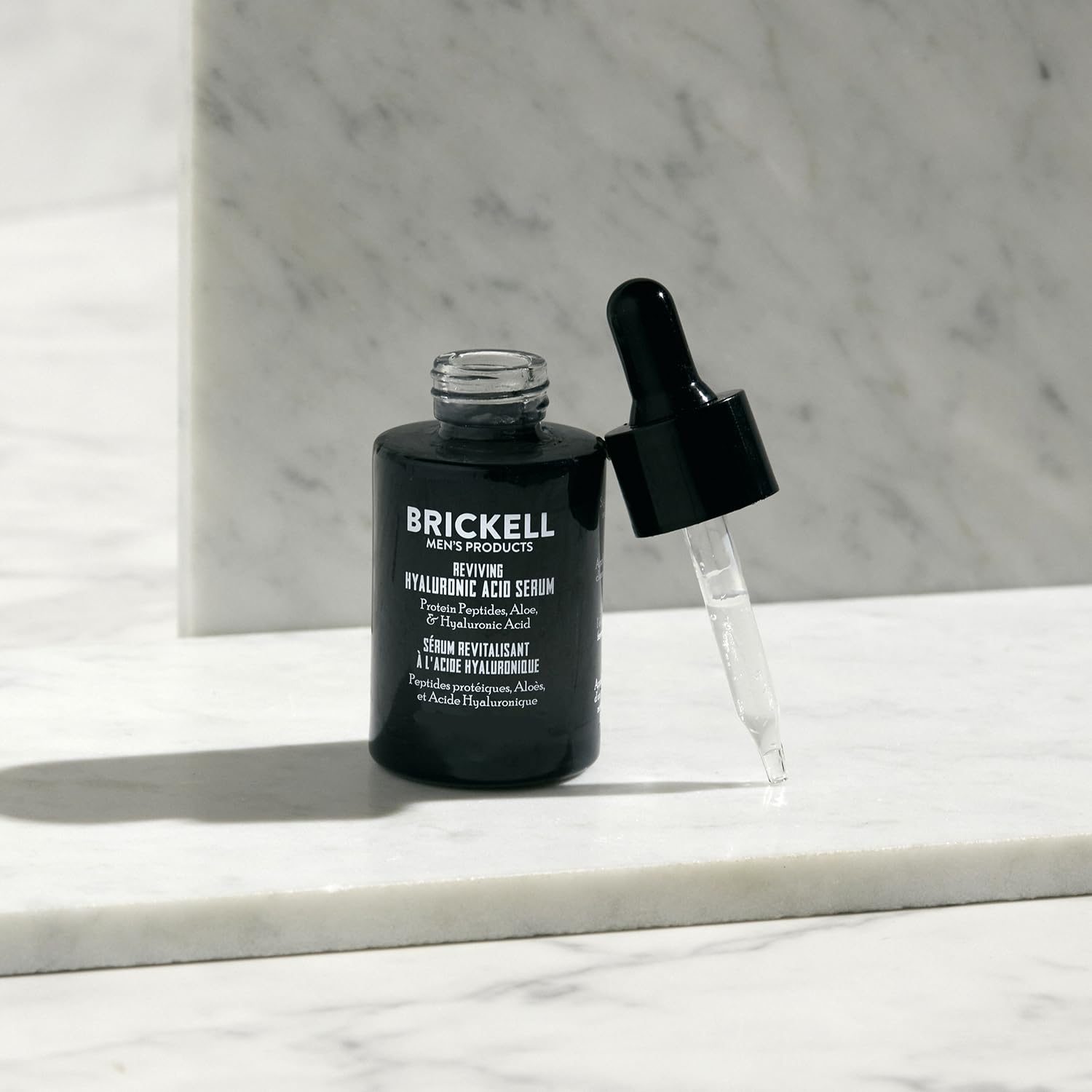 Brickell Men's Products Brickell Men's Anti Aging Hyaluronic Acid Serum for - Brickell Men's Products Official Product View 3