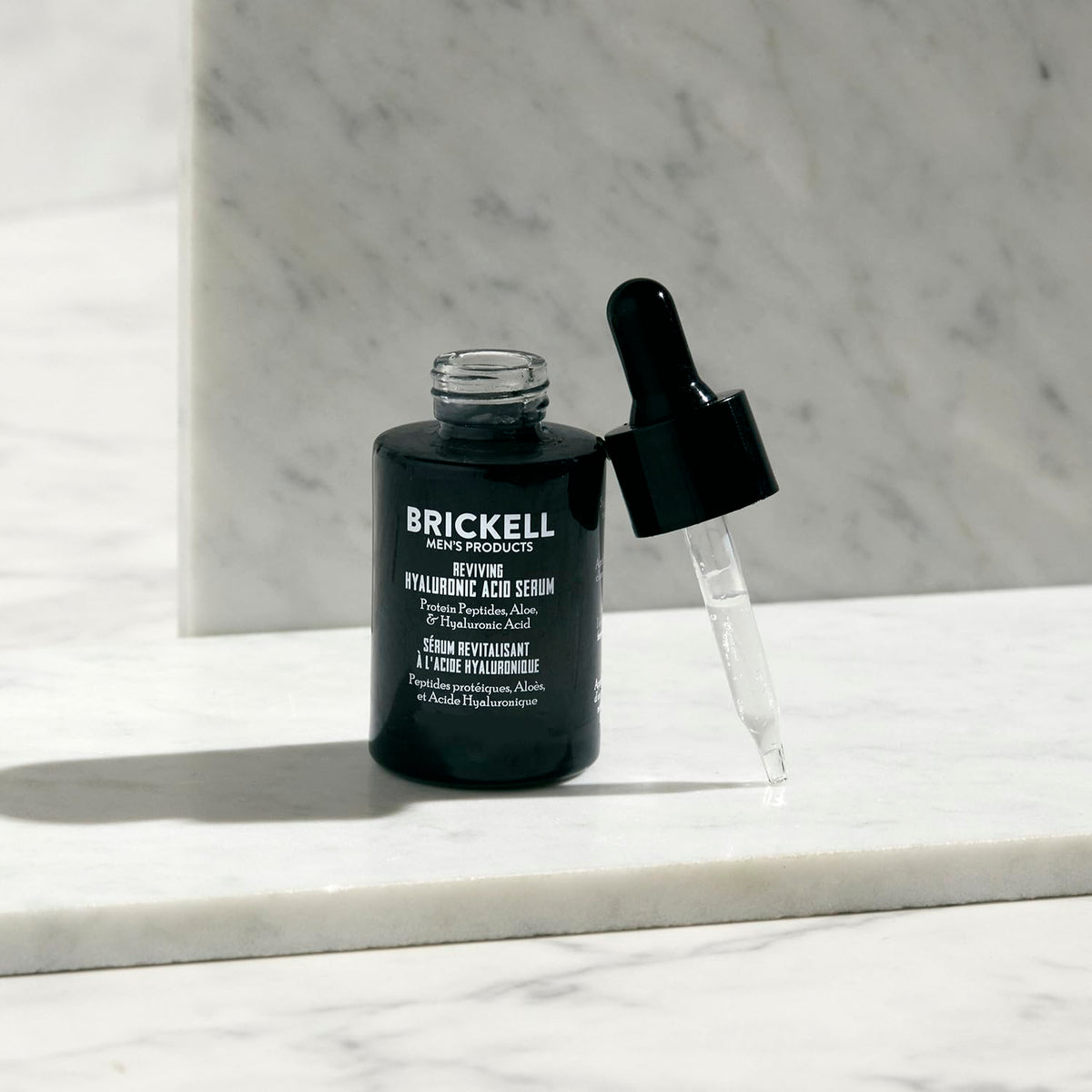 Brickell Men s Anti Aging Hyaluronic Acid Serum for Face - Brickell Men's Products Official Imagery - 3