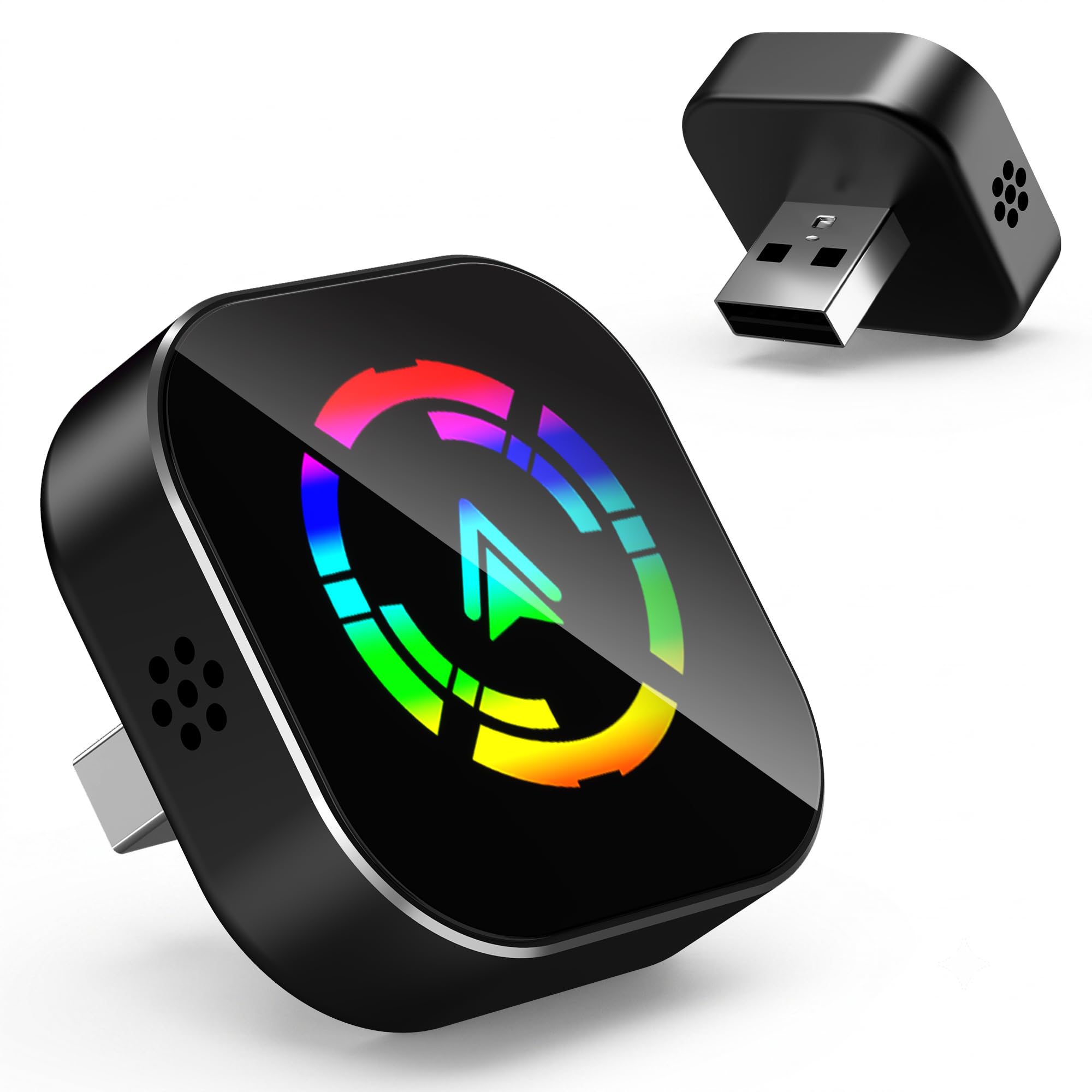 BSUBSU 2-in1 Wireless CarPlay Adapter for Apple CarPlay & Android by BSUBSU - Angle View 10
