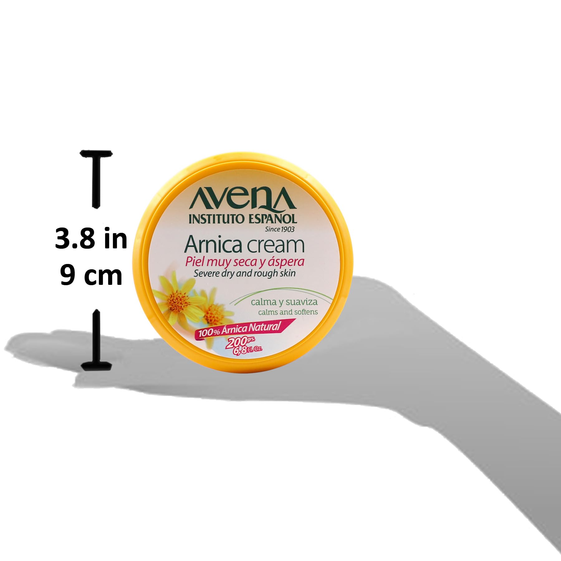 Avena Instituto Espanol Arnica Cream 2-pack, 6.8 oz each, skin moisturizer with natural arnica for soothing skin care.