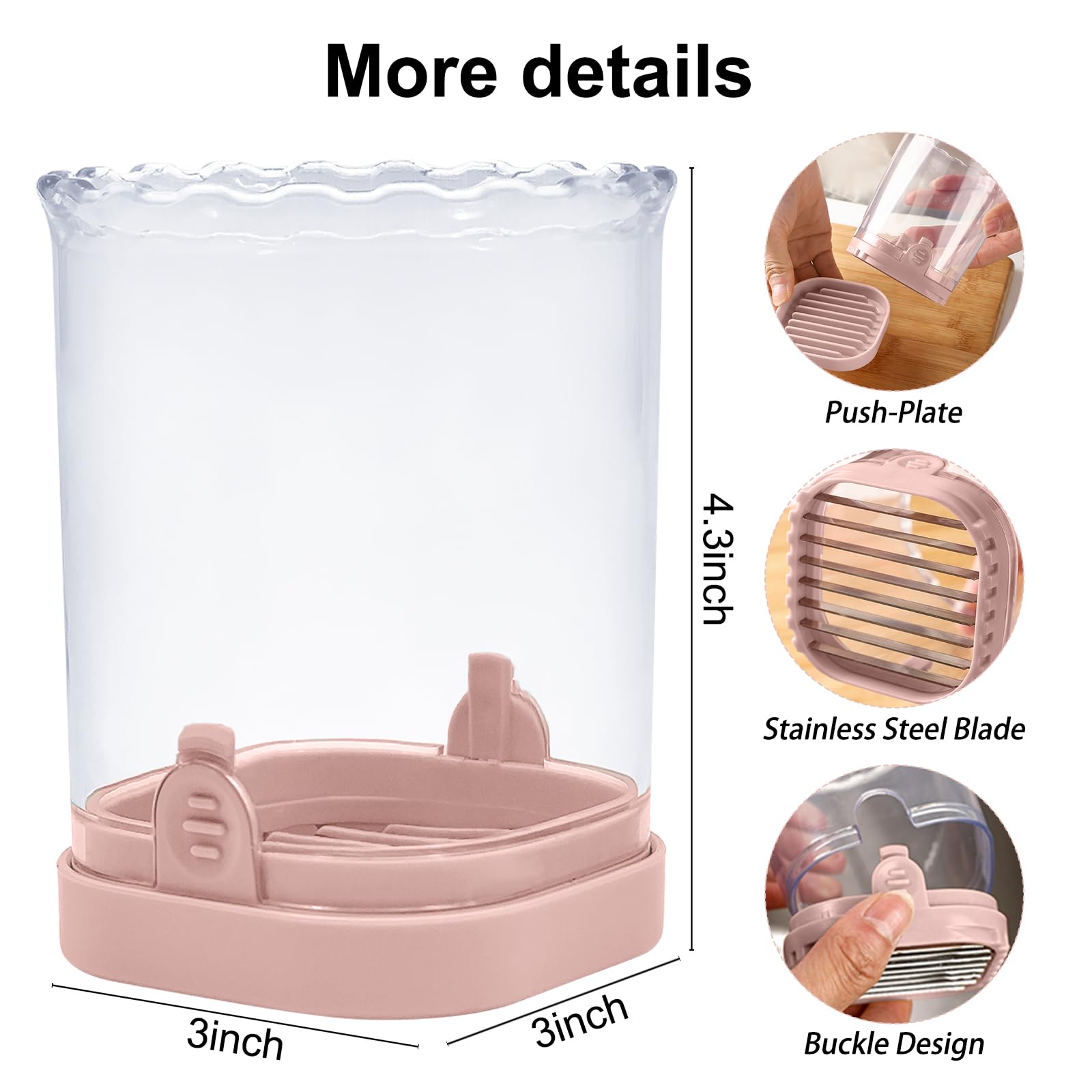 CEHNCEH Fruit Slicer Cup: Strawberry Slicer, Strawberries Cutter Cup, - View 2