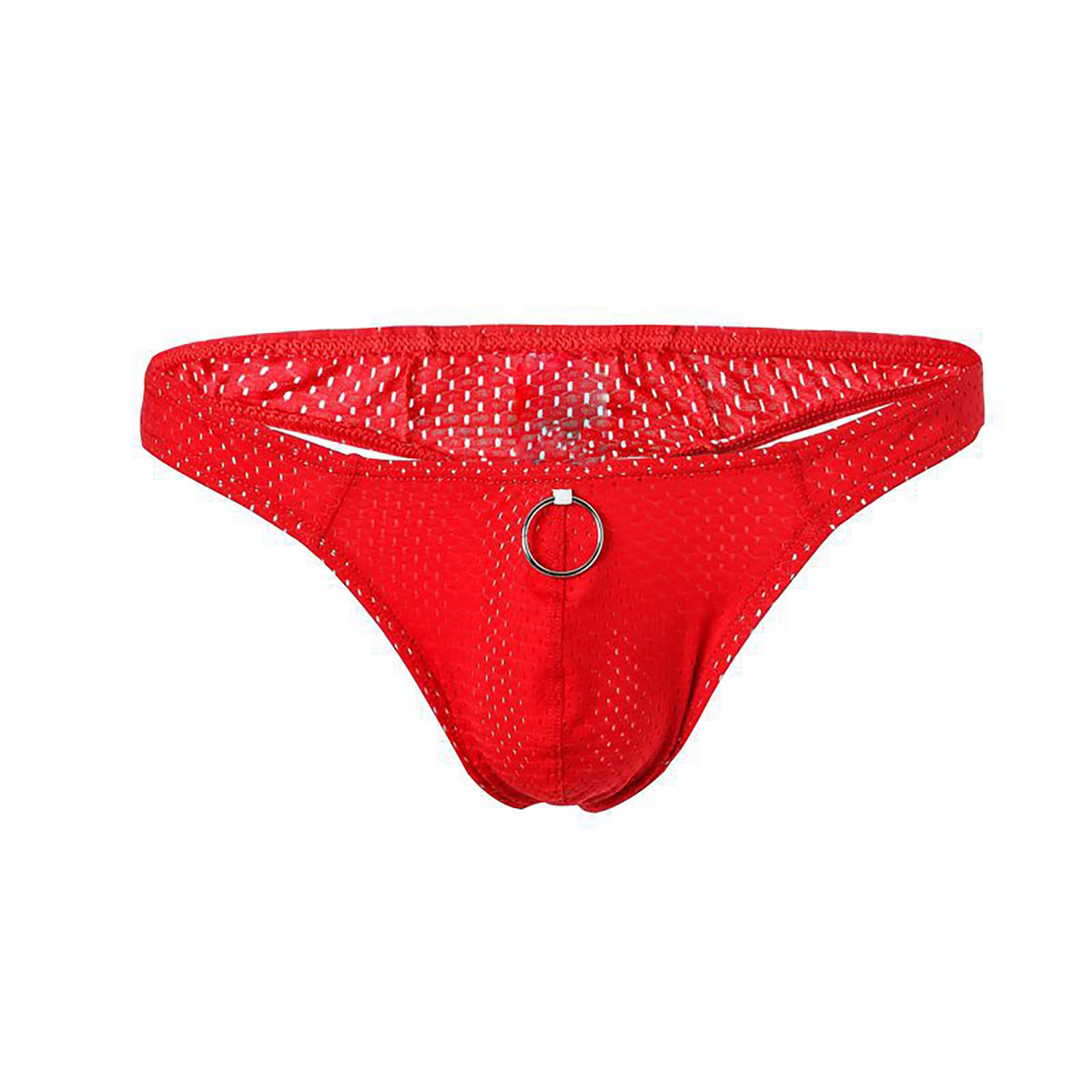 Mens Breathable Briefs with O Ring Mesh Moisture Wicking Underwear Spo - View 5