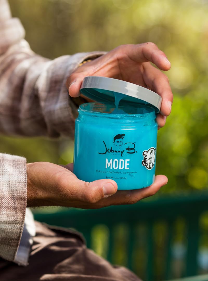 JOHNNY B Mode Professional Hair Styling Gel Long Lasting - Premium Selection Official Imagery - 8