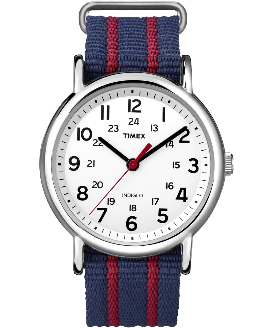 Timex Weekender 38mm Unisex Analog Watch | INDIGLO Backlight | Adjusta - View 9