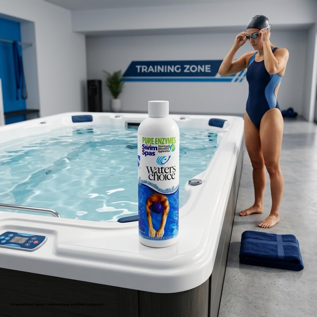 Waters Choice Swim Spa Water Clarifier Natural Enzymes 12 oz - Waters Choice, Inc Official Imagery - 3