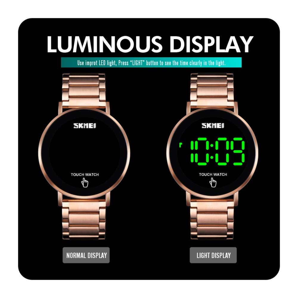 Gosasa Touch Screen Digital LED Watch for Men and Women - Gosasa Official Imagery - 4