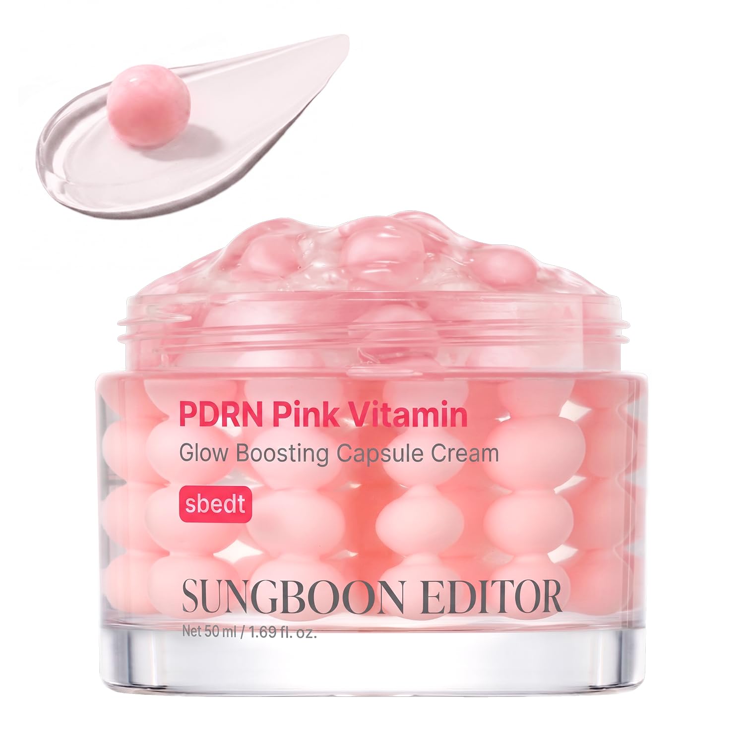 SUNGBOON EDITOR Pink Glow Duo Set, Boosting Mask 4 Count + PDRN Capsul - View 2