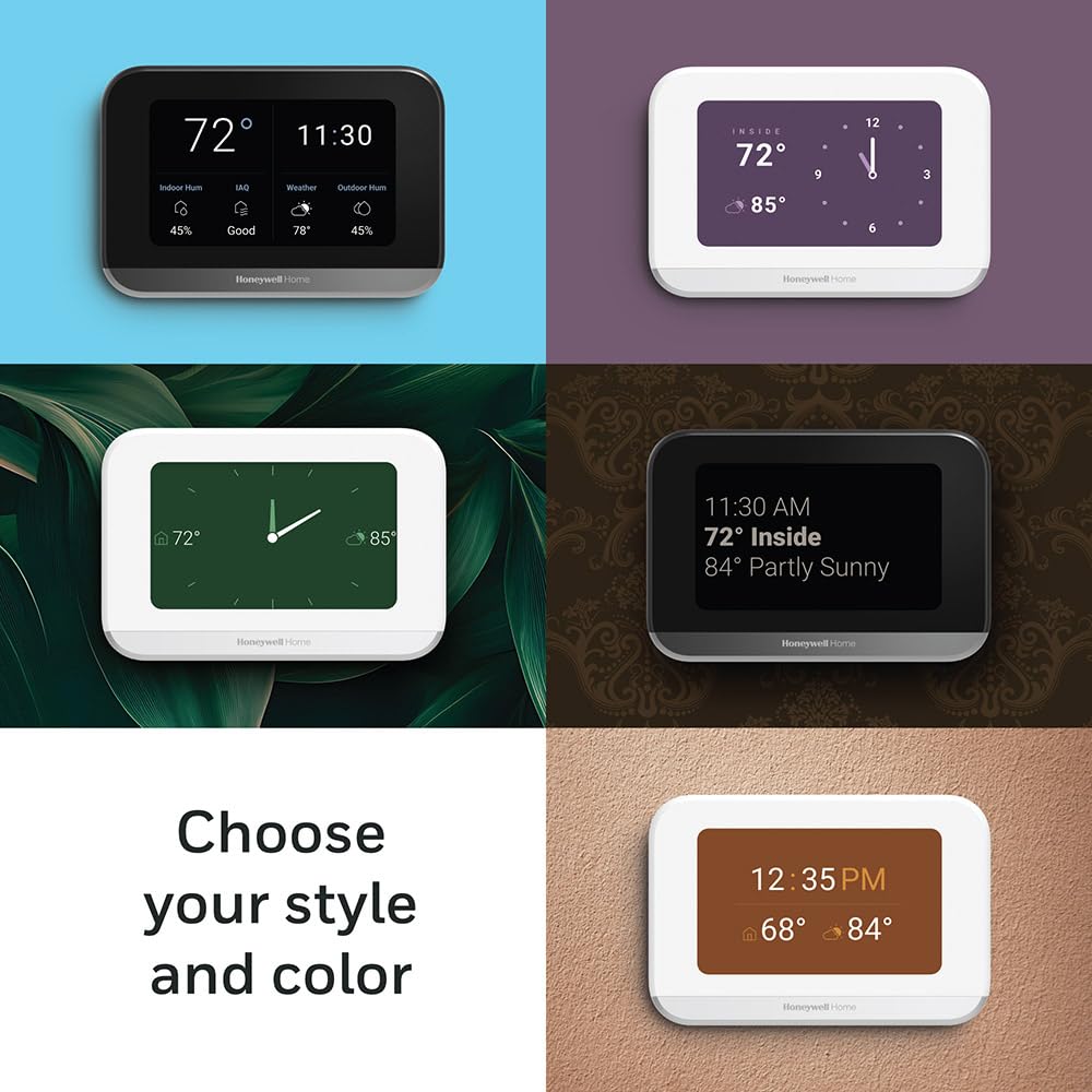 Honeywell Home X7S Smart Wi-Fi Programmable Thermostat, Black - Honeywell Home Official Product View 5