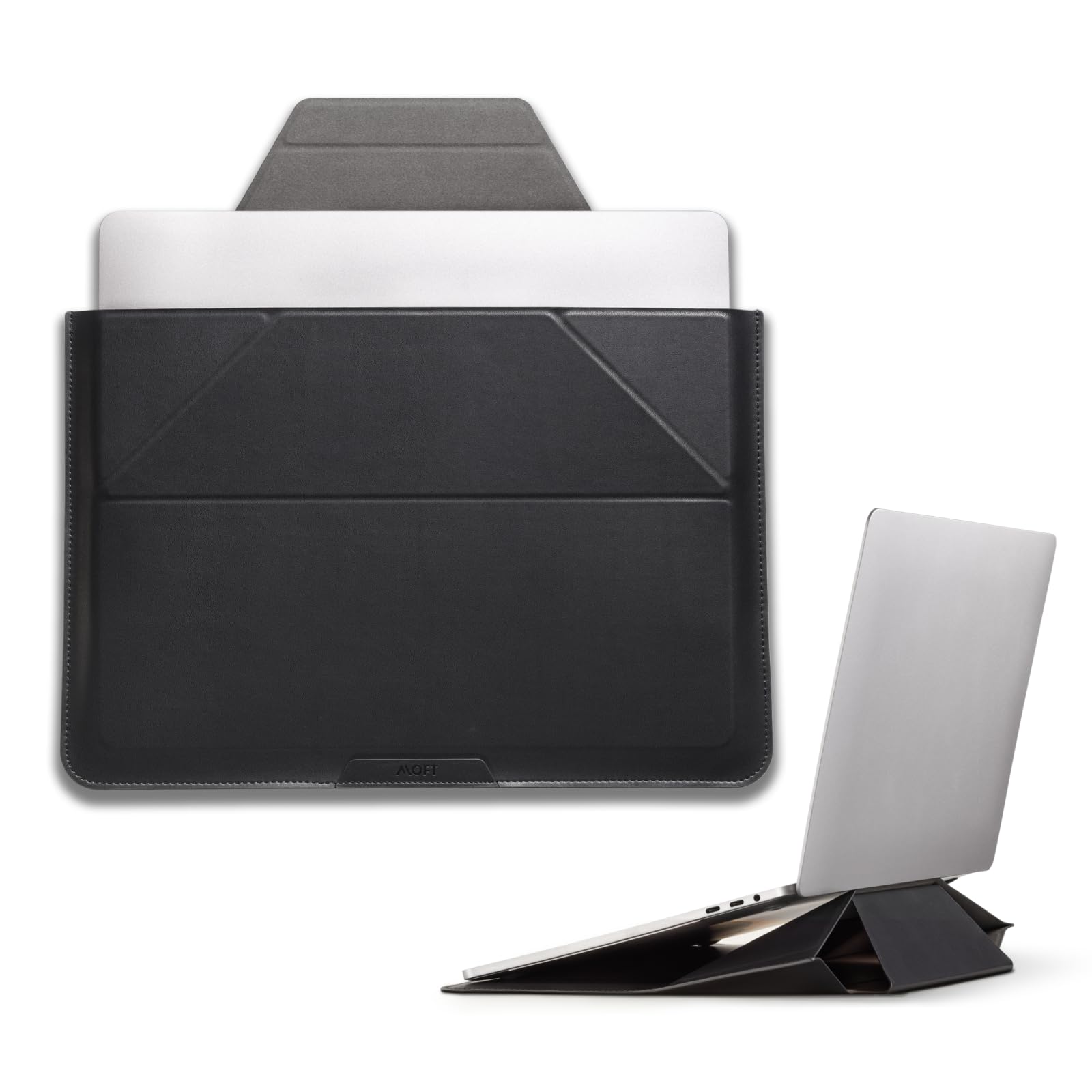 MOFT Laptop Carry Sleeve with Stand &Smart Storage for 14" Laptop for Work