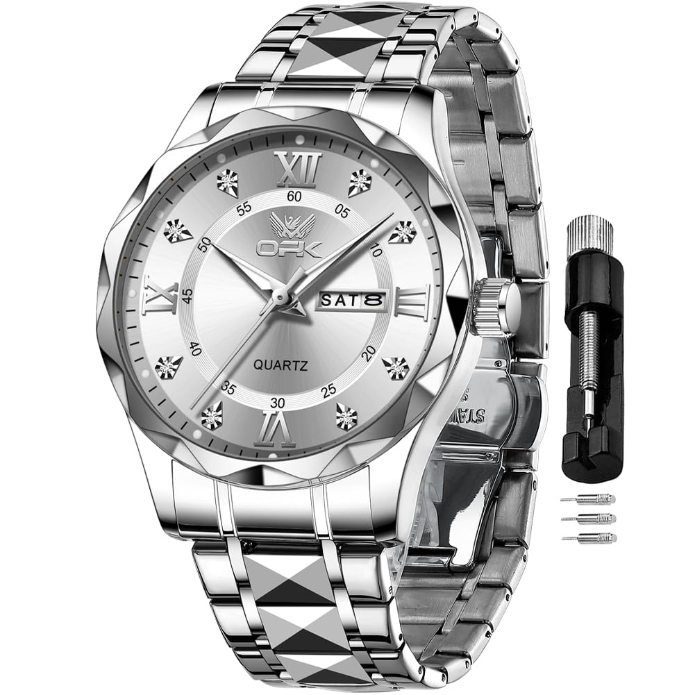 OPK Watches for Men Diamond Roman Analog Mens Watches - OPK Official Imagery - 1