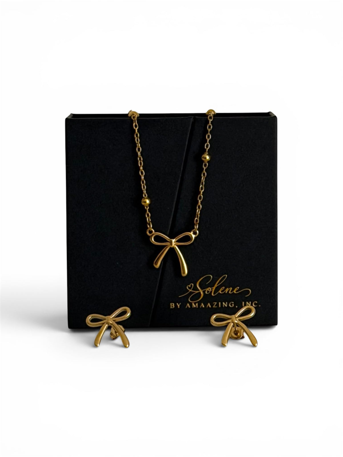 Solene 18K Gold Plated Hypoallergenic Stainless Steel - Amaazing, Inc. Official Imagery - 8