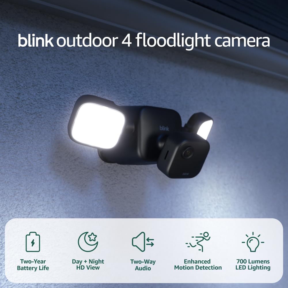 Blink Outdoor Floodlight Mount – Wire-free, 700 lumens, two-year - Blink Official Product View 6