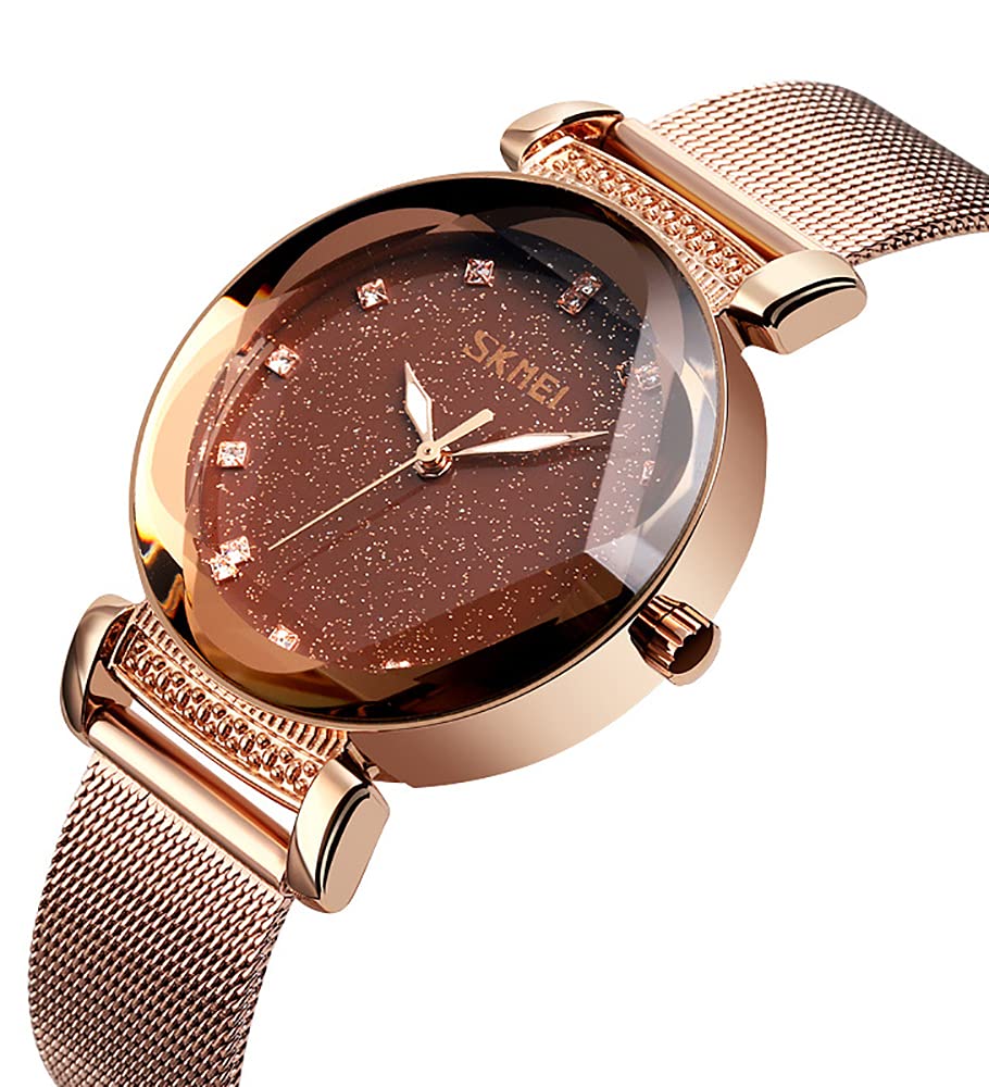 Gosasa Elegant Womens Quartz Watch Crystal Dial Stainless - Gosasa Official Imagery - 4