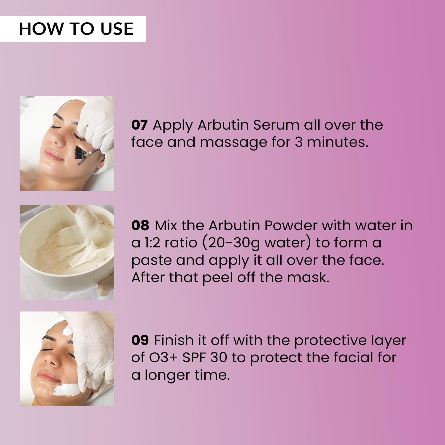 O3+ Bridal Facial Kit for Radiant & Glowing Skin - Suitable for All Skin Types (120g, Single Use) - O3+ Official Product View 7