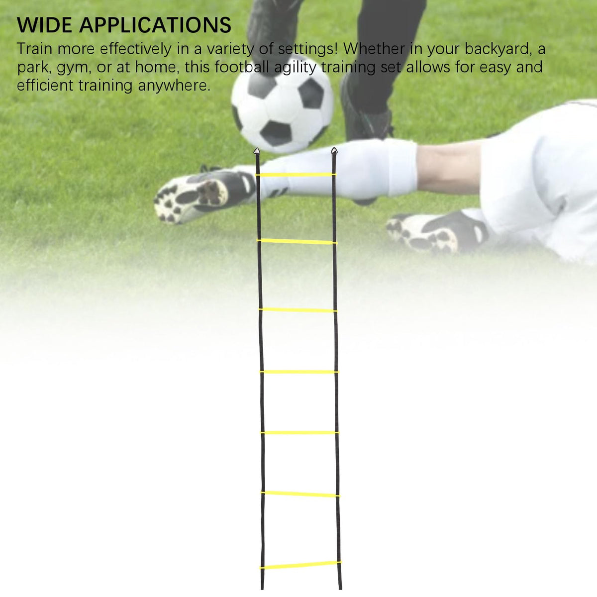 Agility Ladder Speed Training Equipment Set Football Soccer - Hapivida Official Imagery - 4